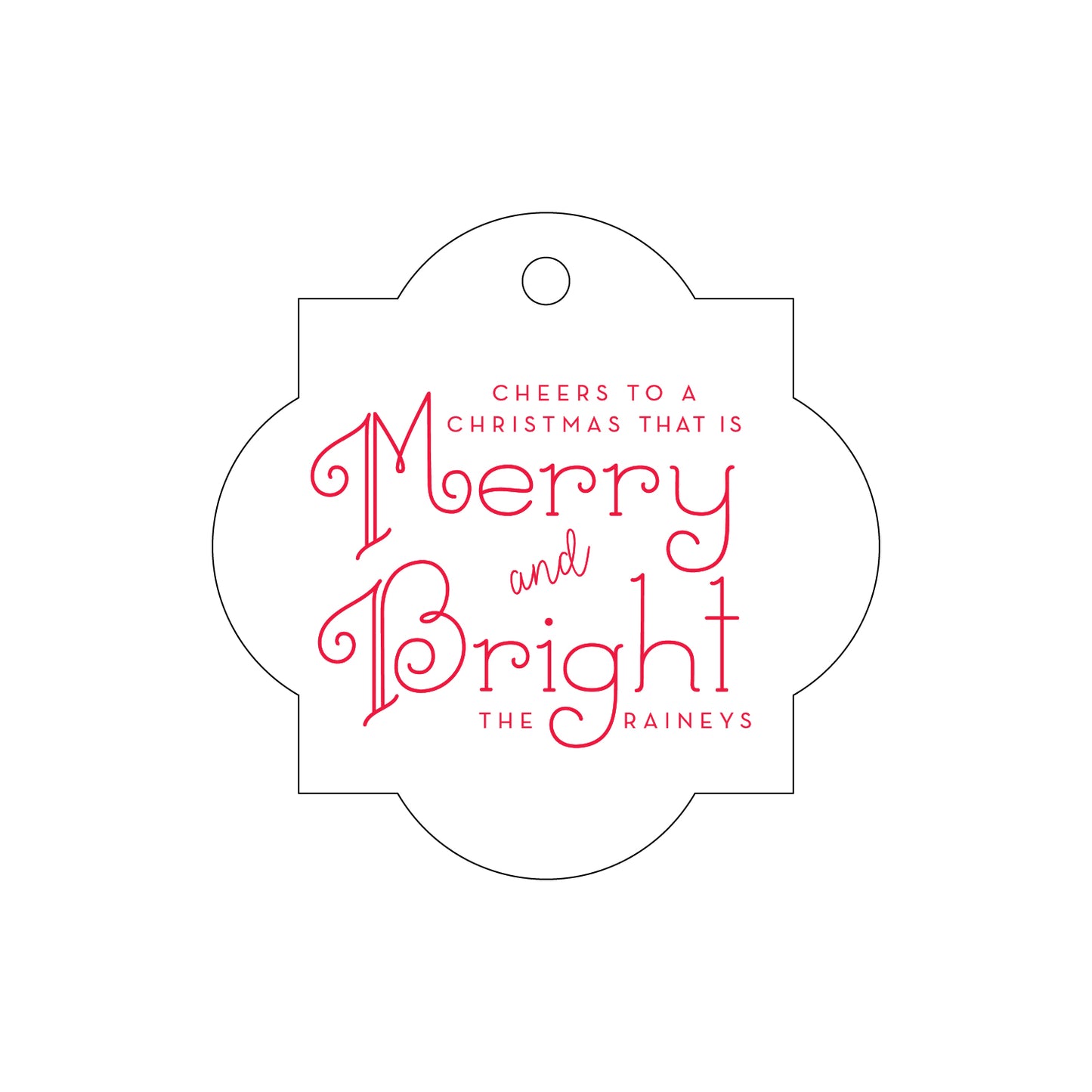 Personalized Gift Tag - T268