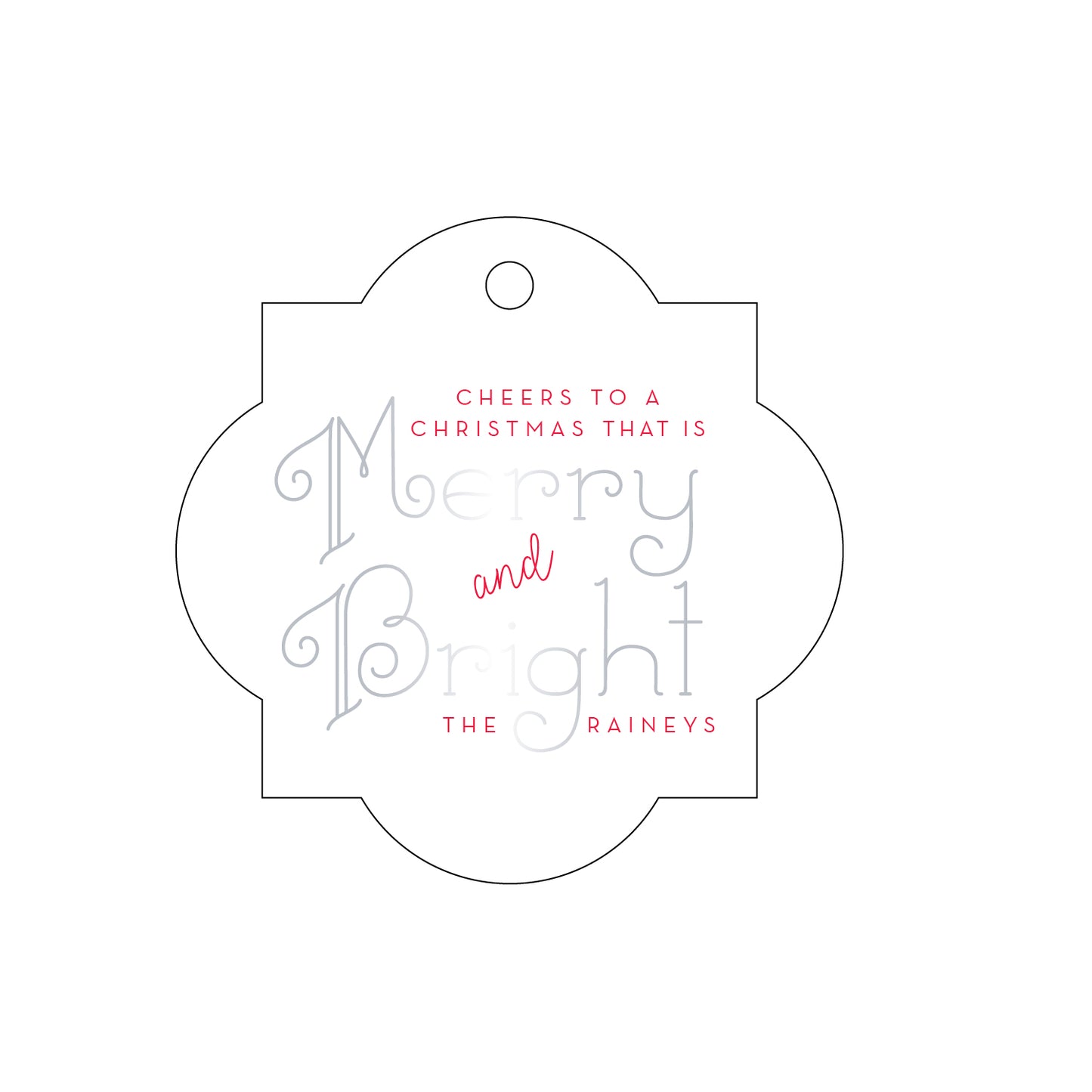 Personalized Gift Tag - T268