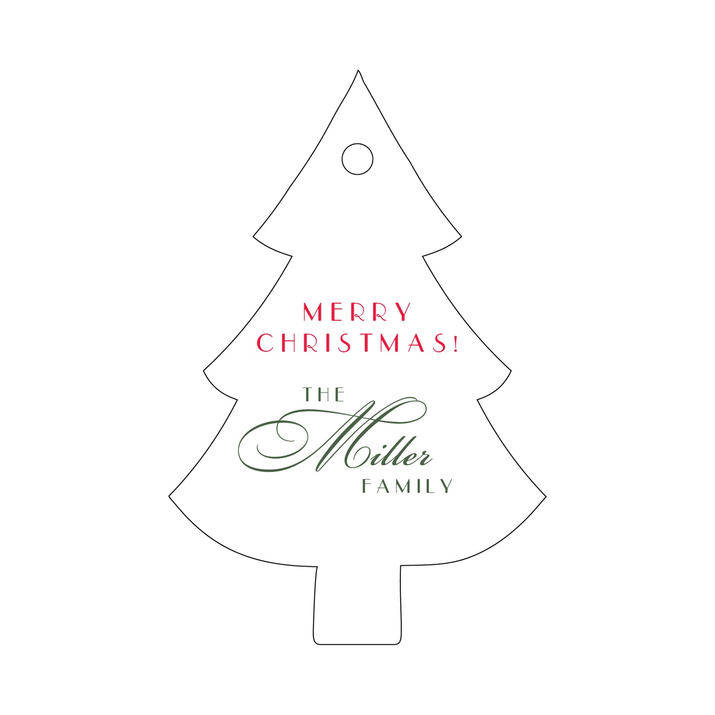 Personalized Gift Tag - T269