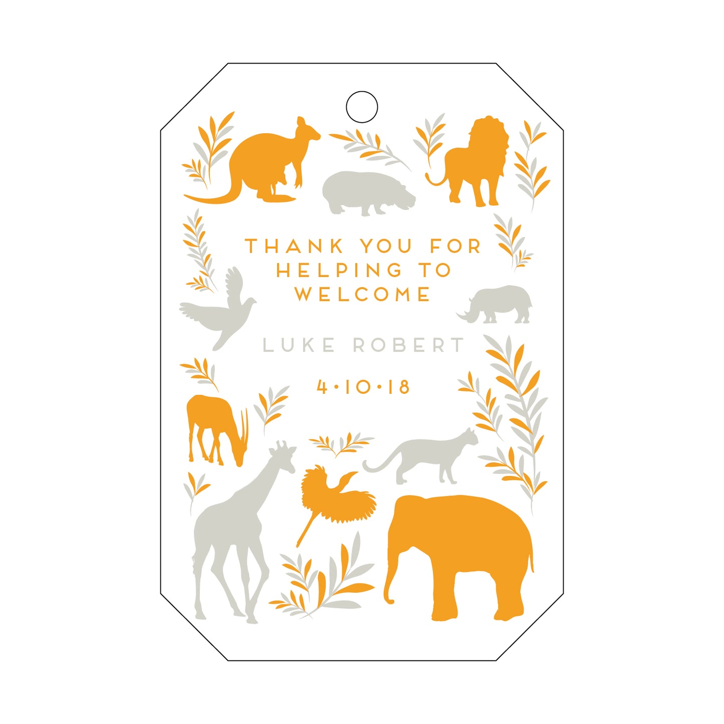 Personalized Gift Tag - T272