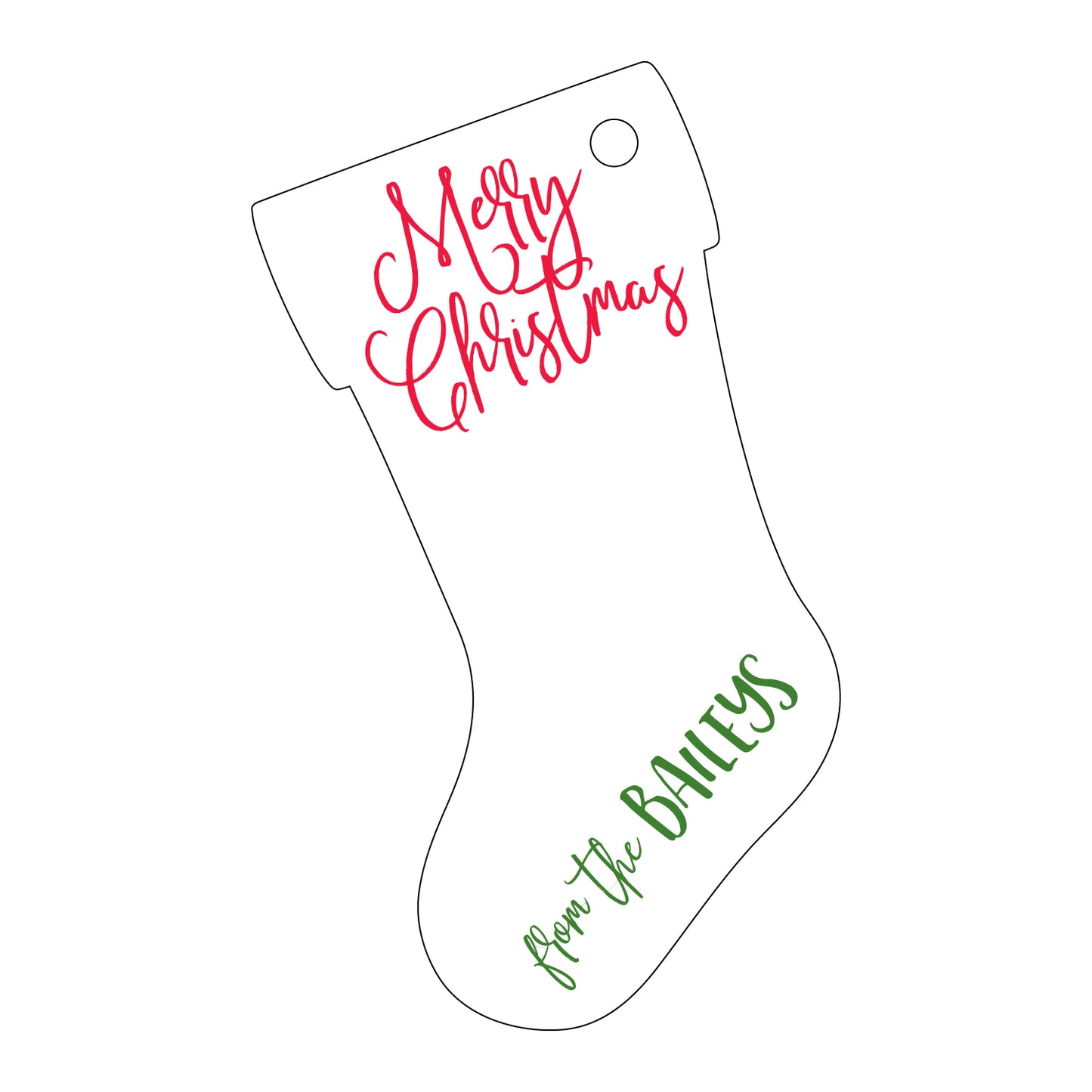 Personalized Gift Tag - T278