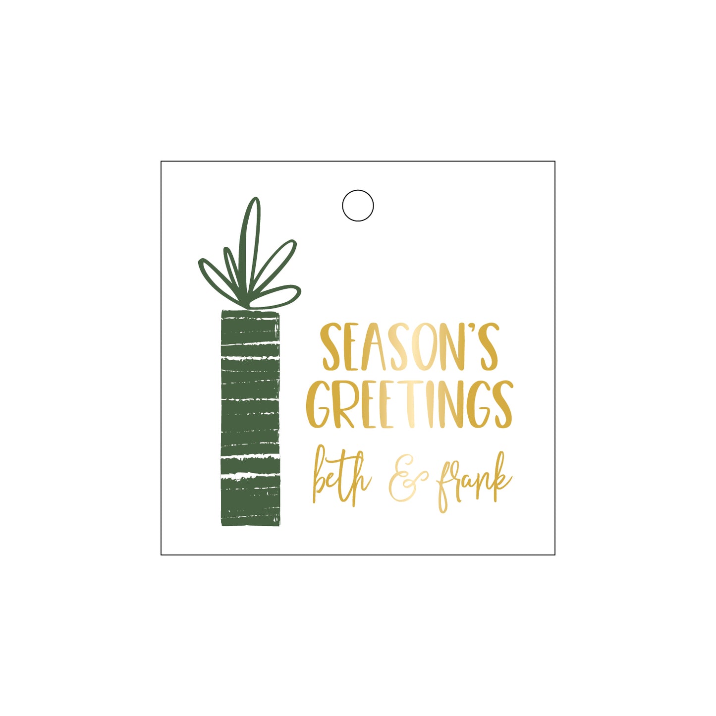 Personalized Gift Tag - T280