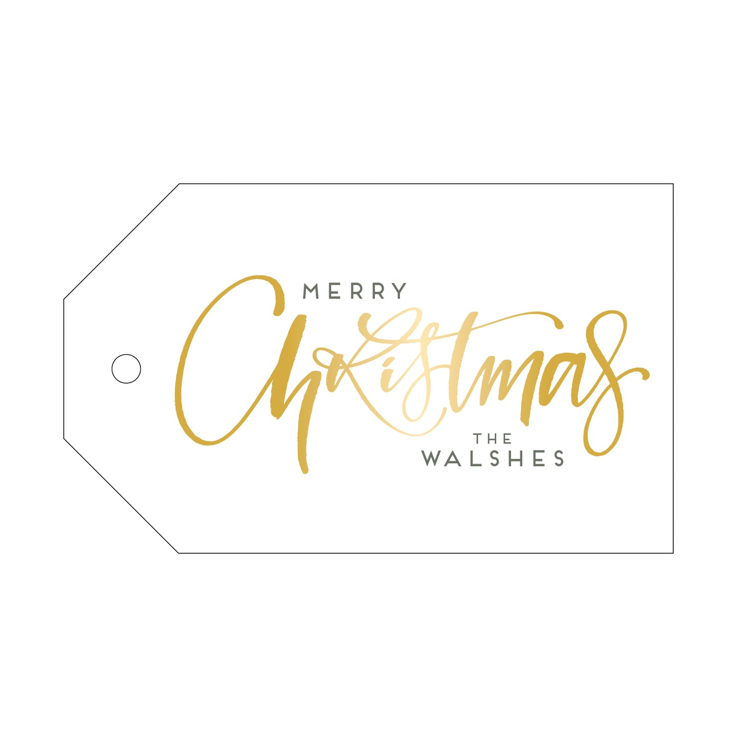 Personalized Gift Tag - T285