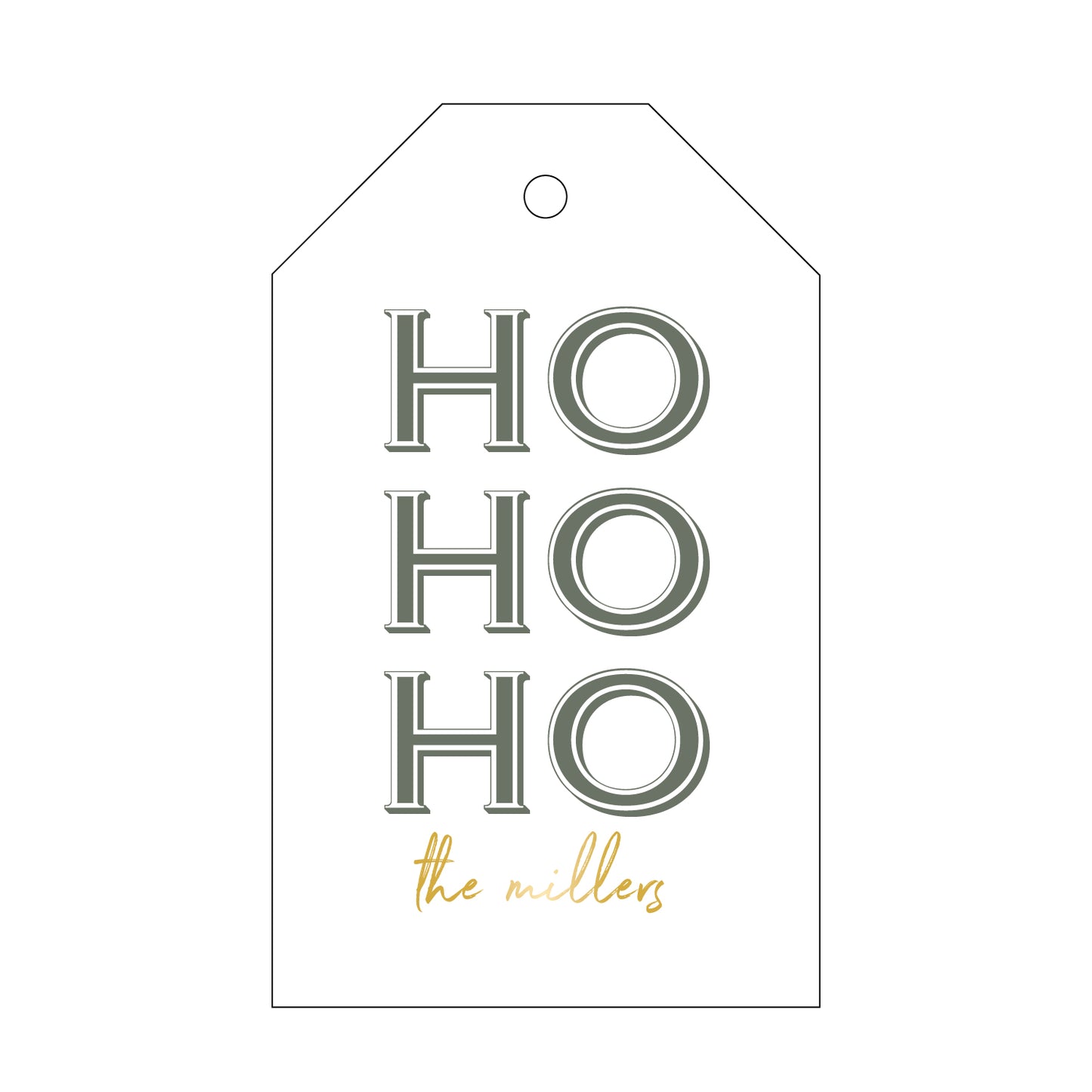 Personalized Gift Tag - T287