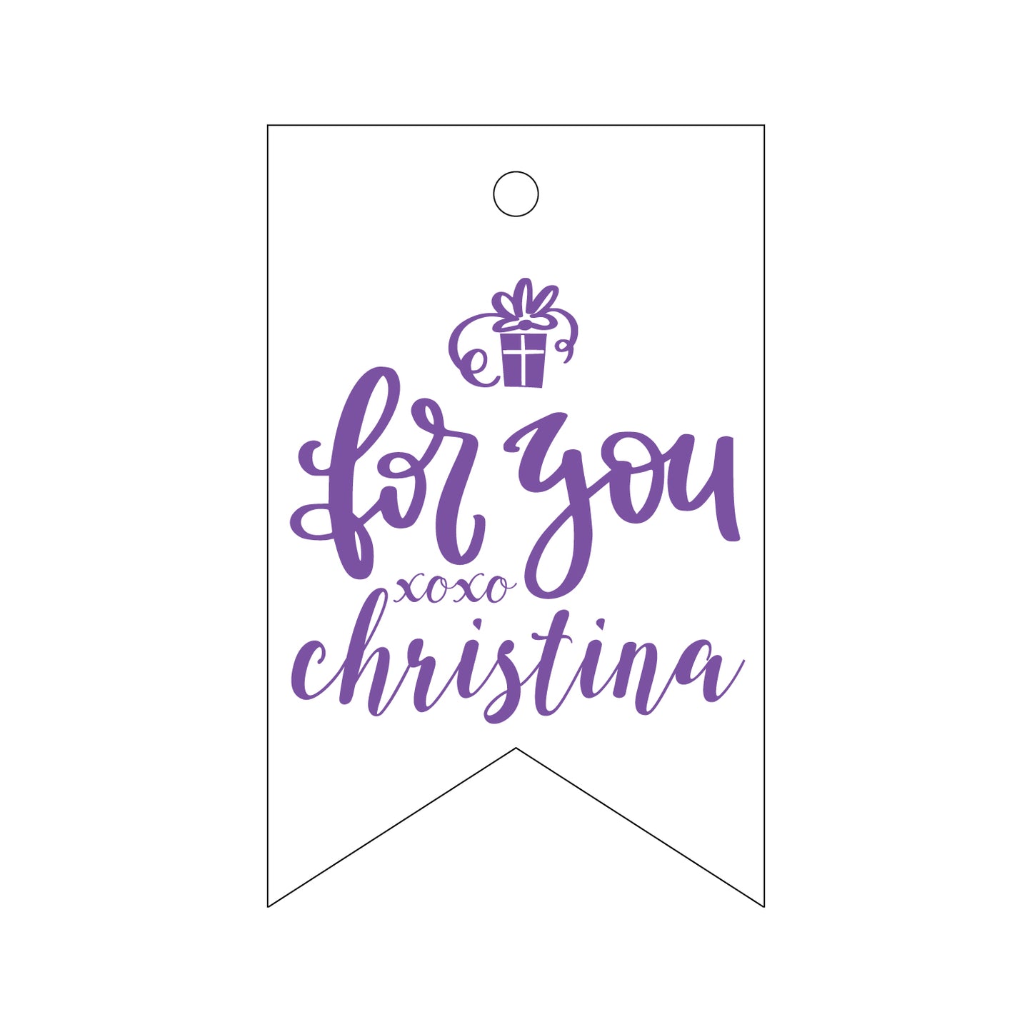 Personalized Gift Tag - T288