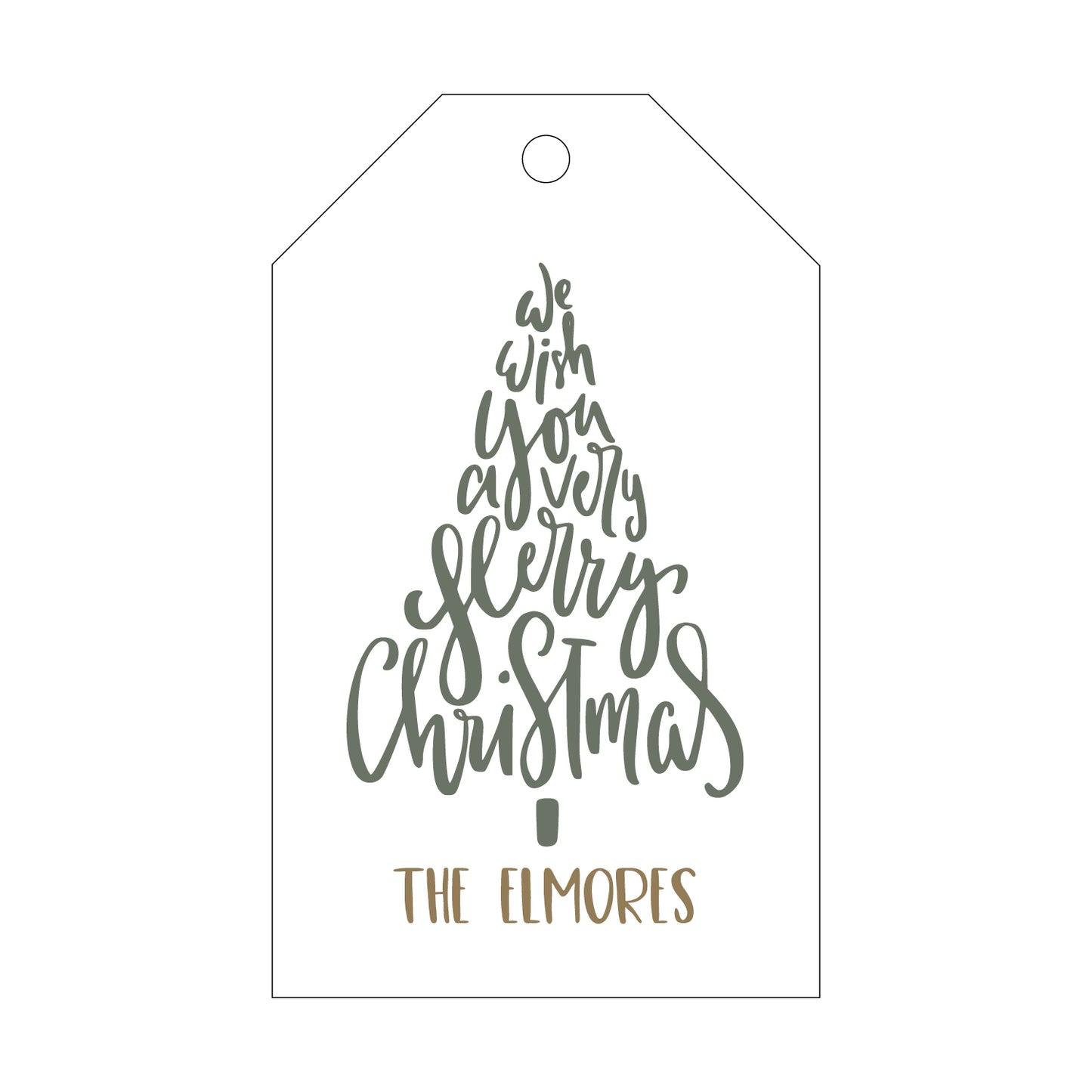 Personalized Gift Tag - T290