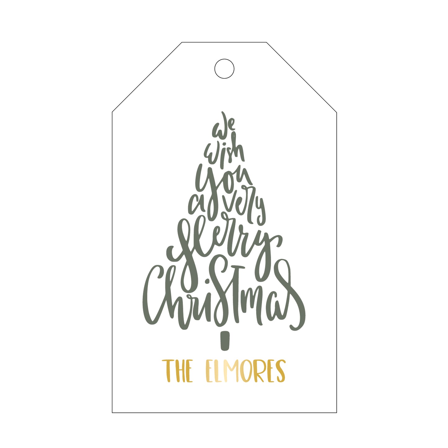 Personalized Gift Tag - T290