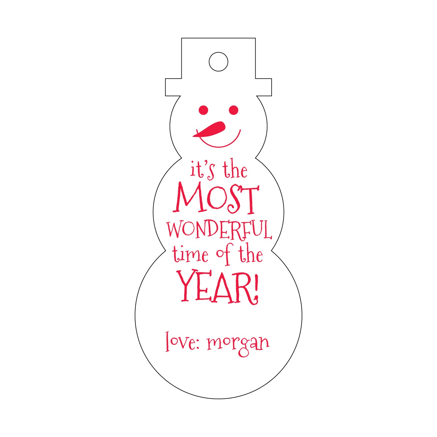 Personalized Gift Tag - T291