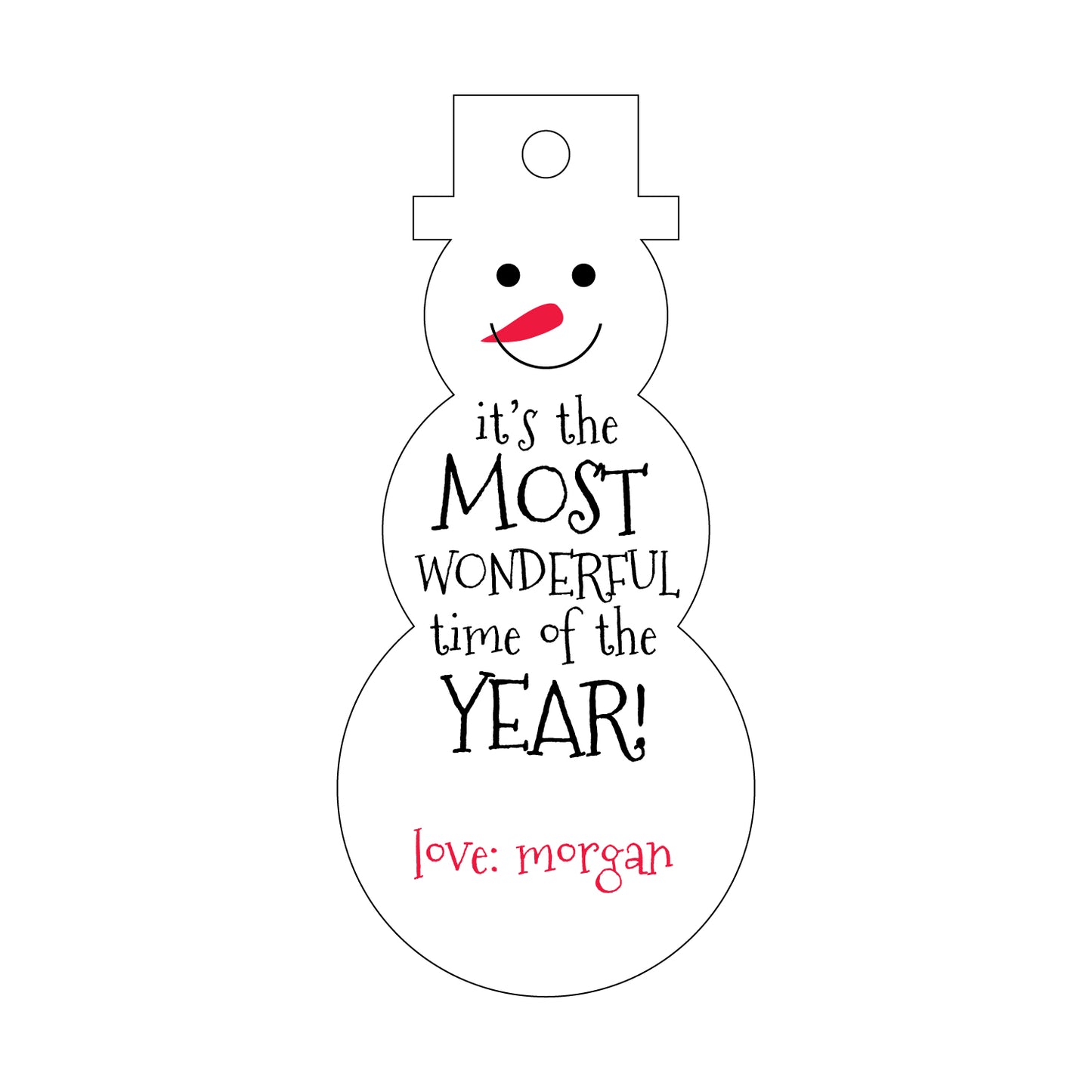 Personalized Gift Tag - T291