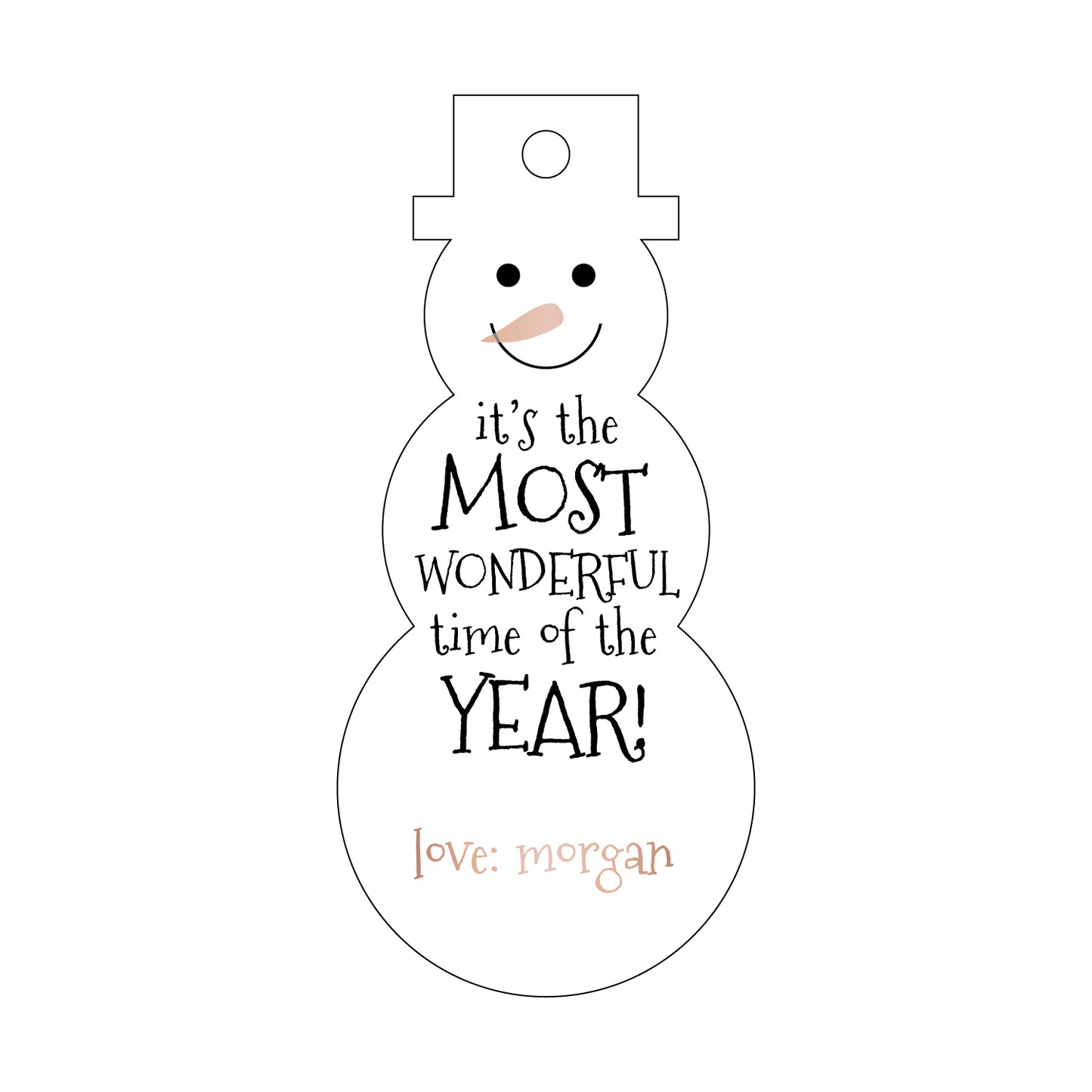 Personalized Gift Tag - T291