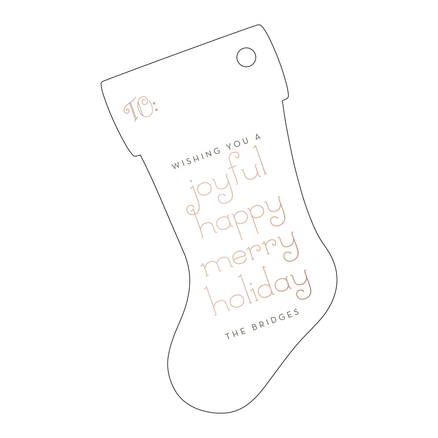 Personalized Gift Tag - T292