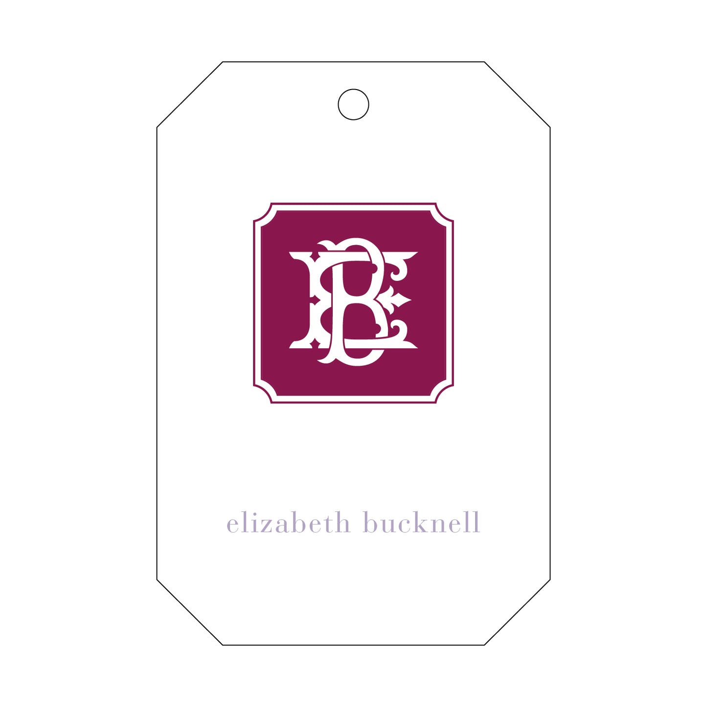 Personalized Gift Tag - T296