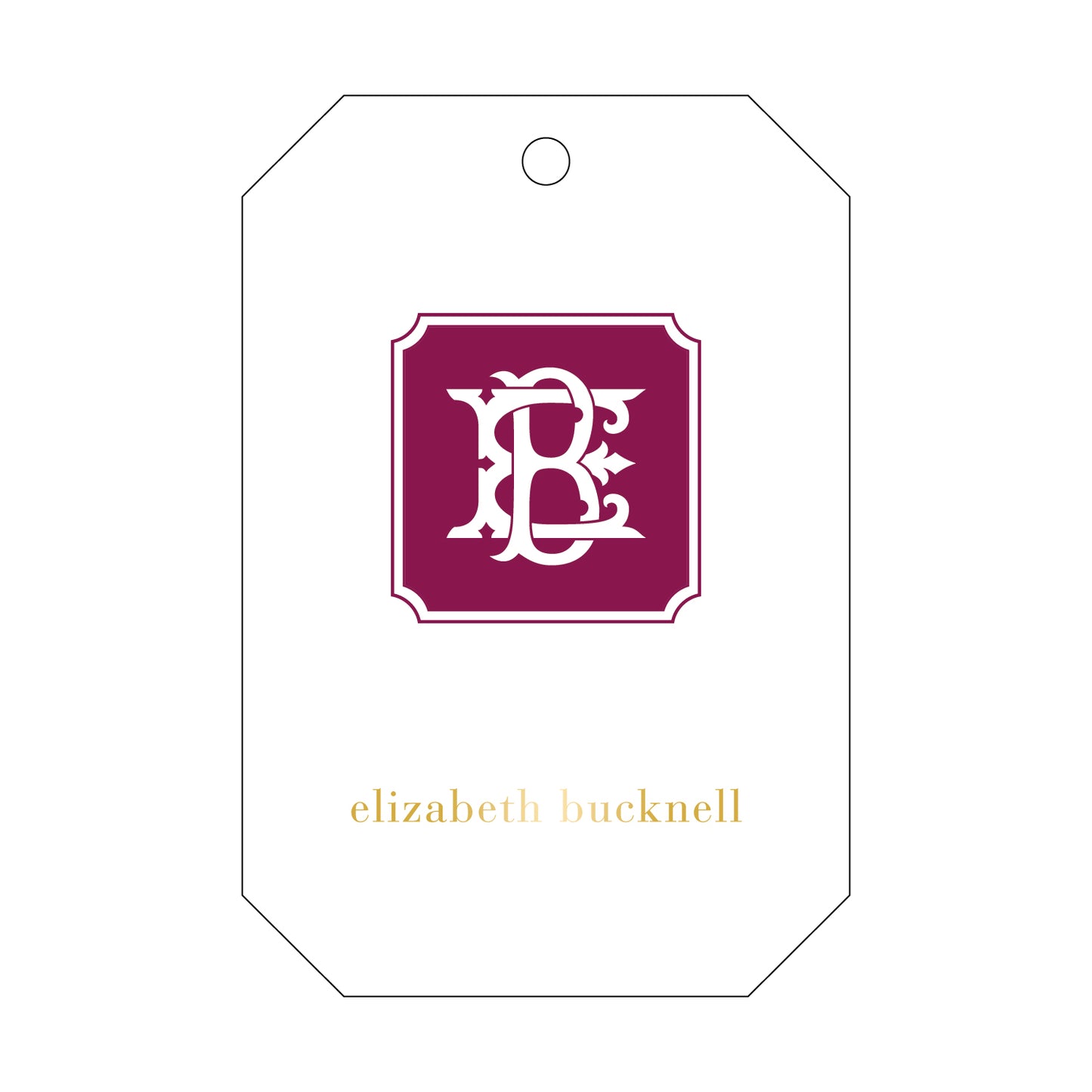 Personalized Gift Tag - T296