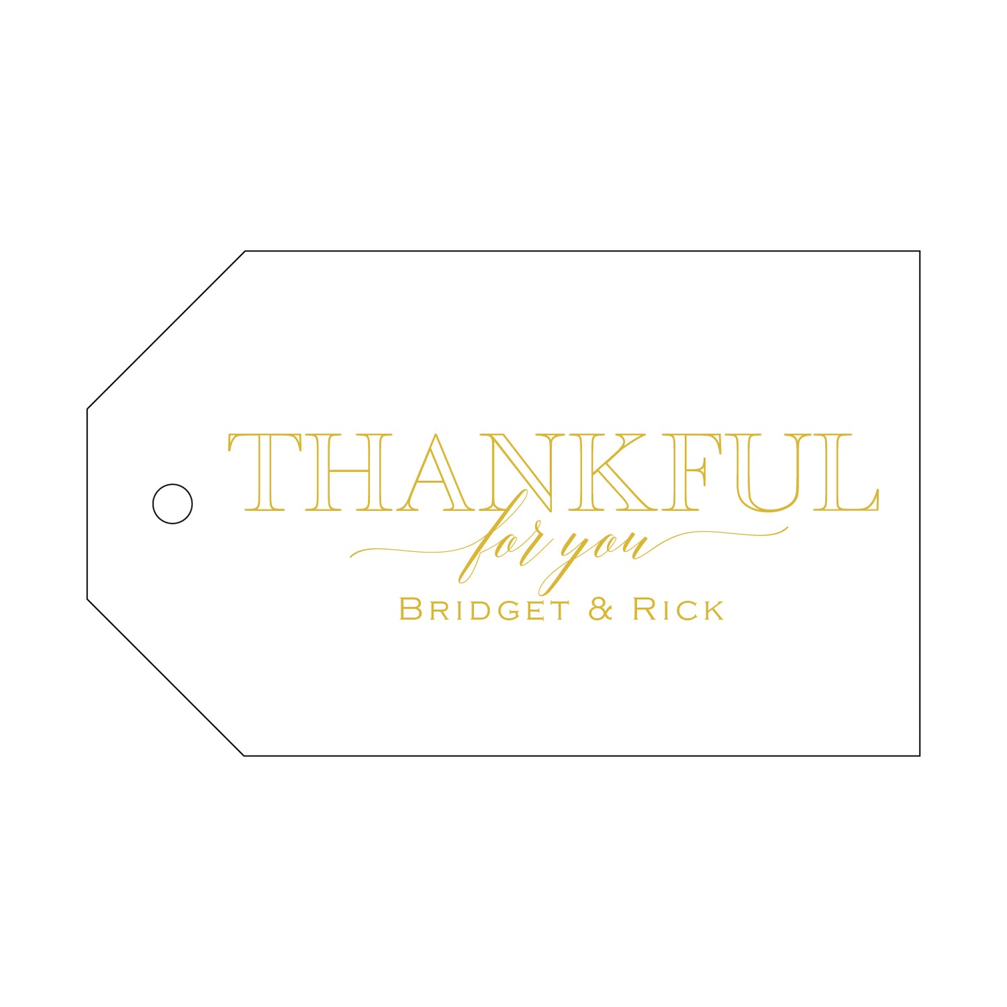 Personalized Gift Tag - T297