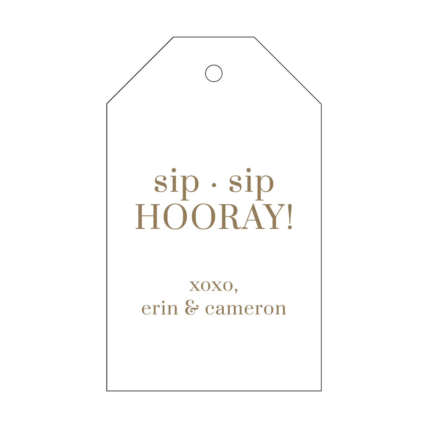 Personalized Gift Tag - T299