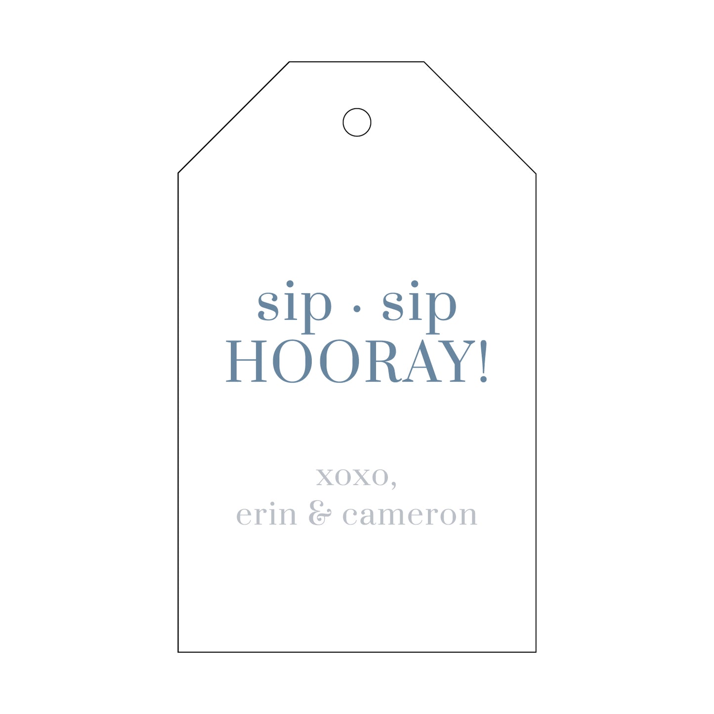 Personalized Gift Tag - T299