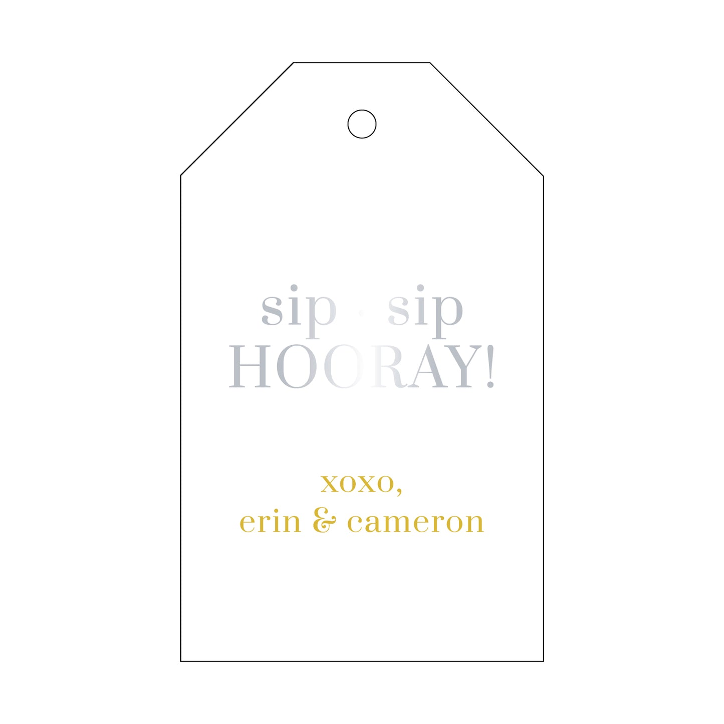 Personalized Gift Tag - T299