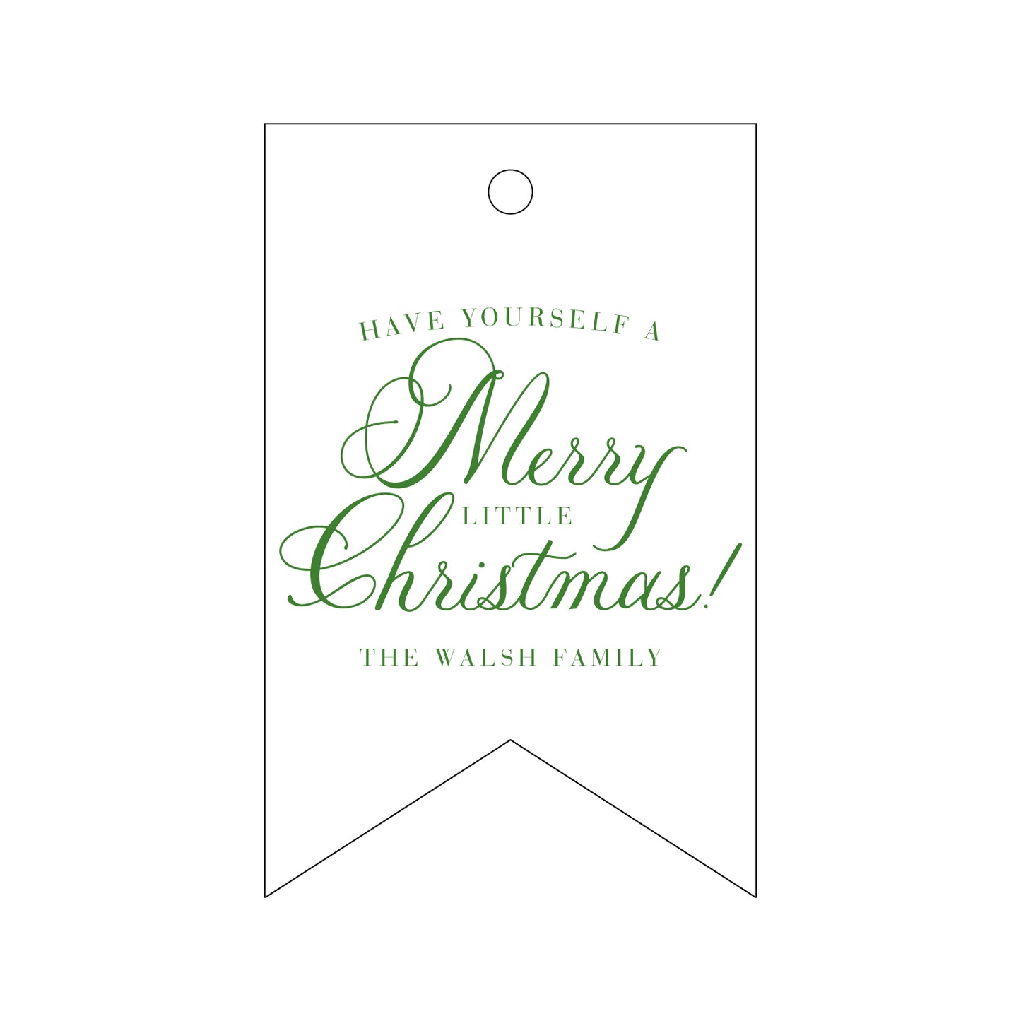 Personalized Gift Tag - T300