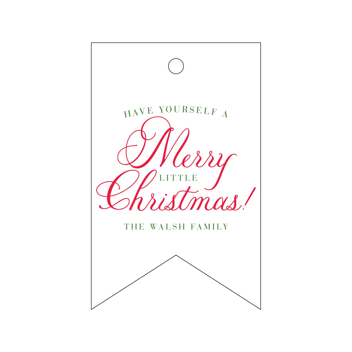 Personalized Gift Tag - T300