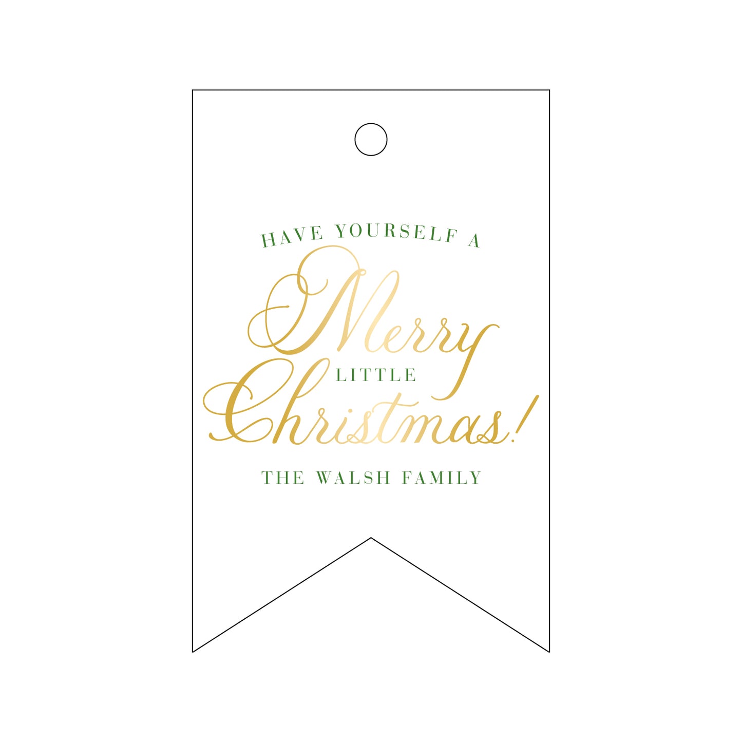 Personalized Gift Tag - T300