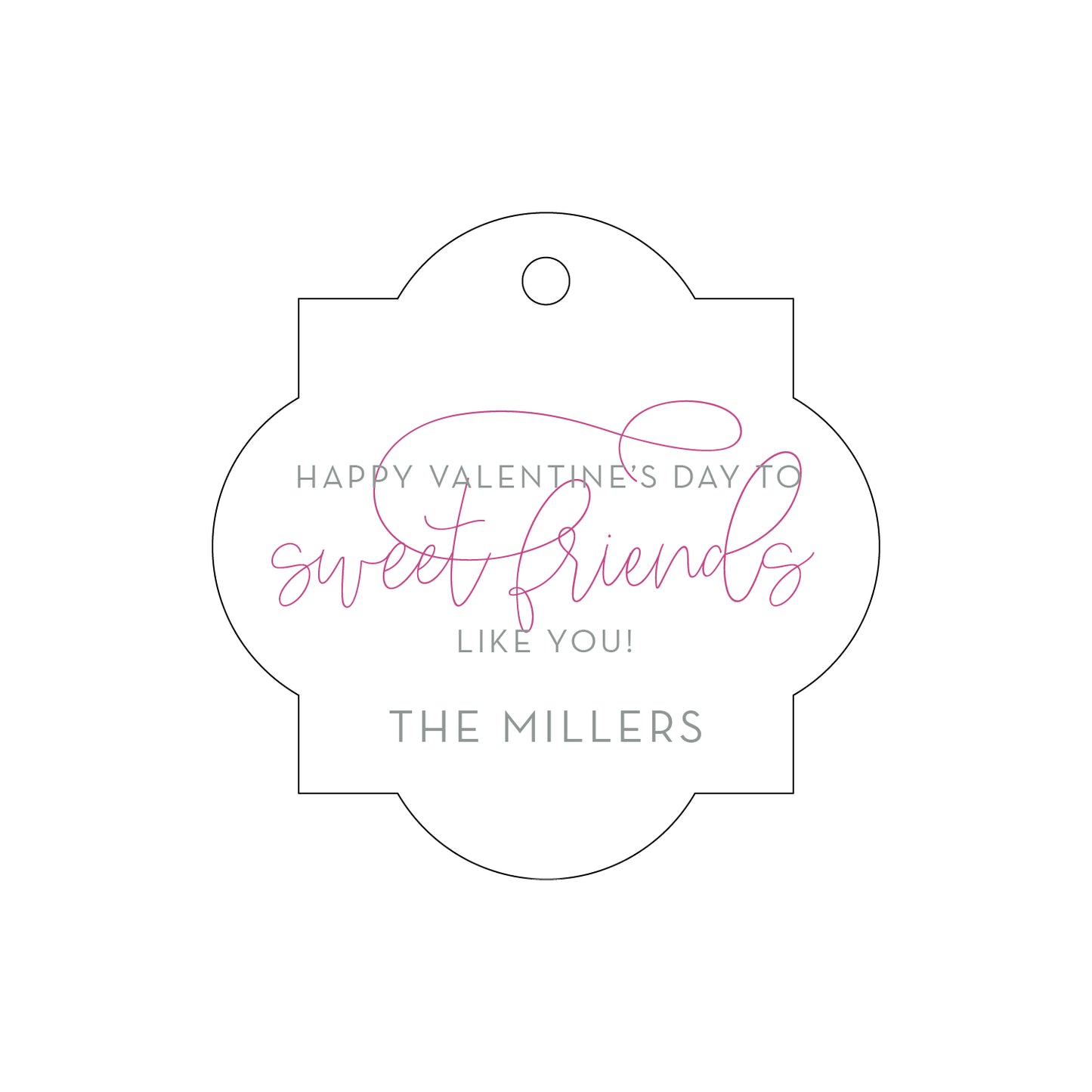 Personalized Gift Tag - T308