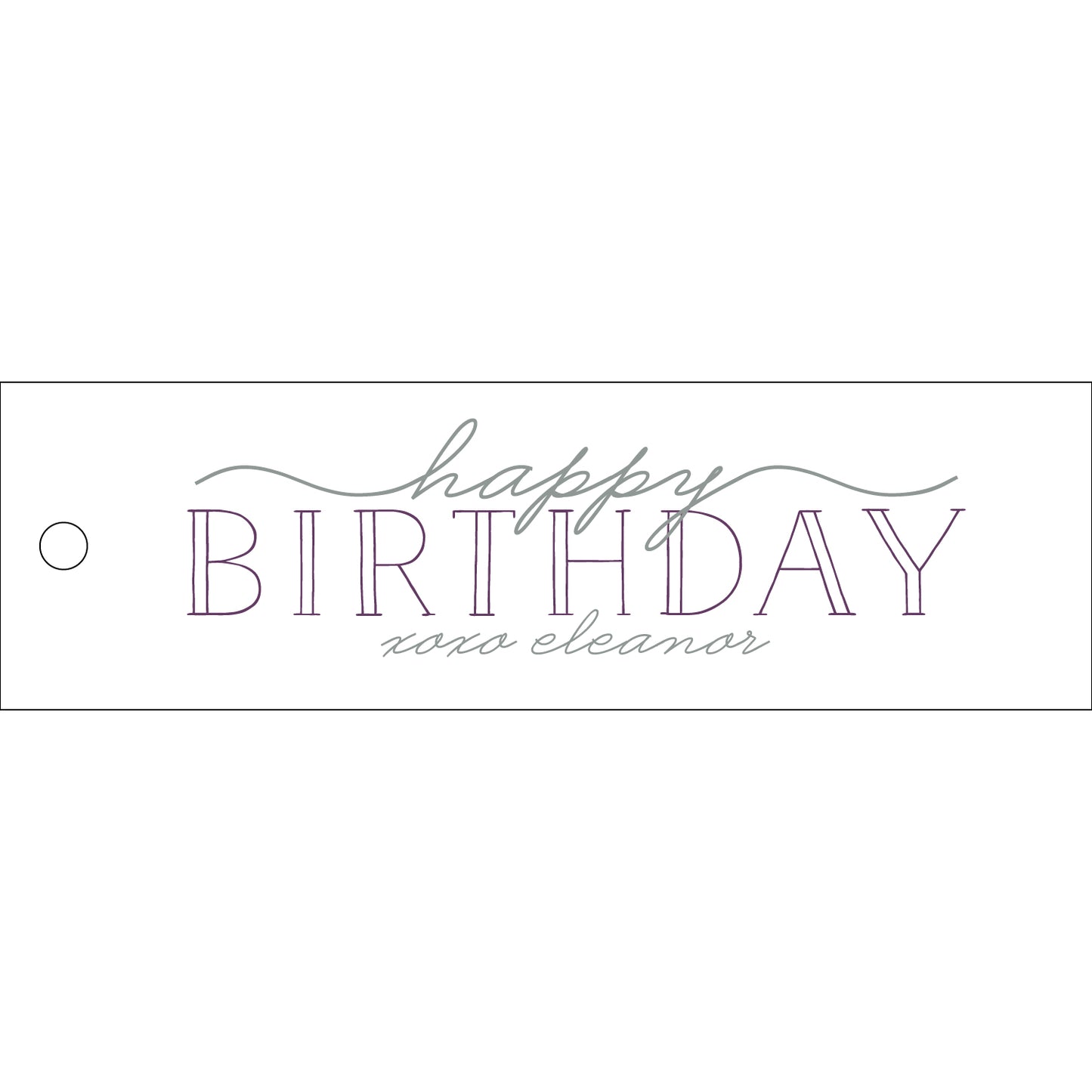 Personalized Gift Tag - T316