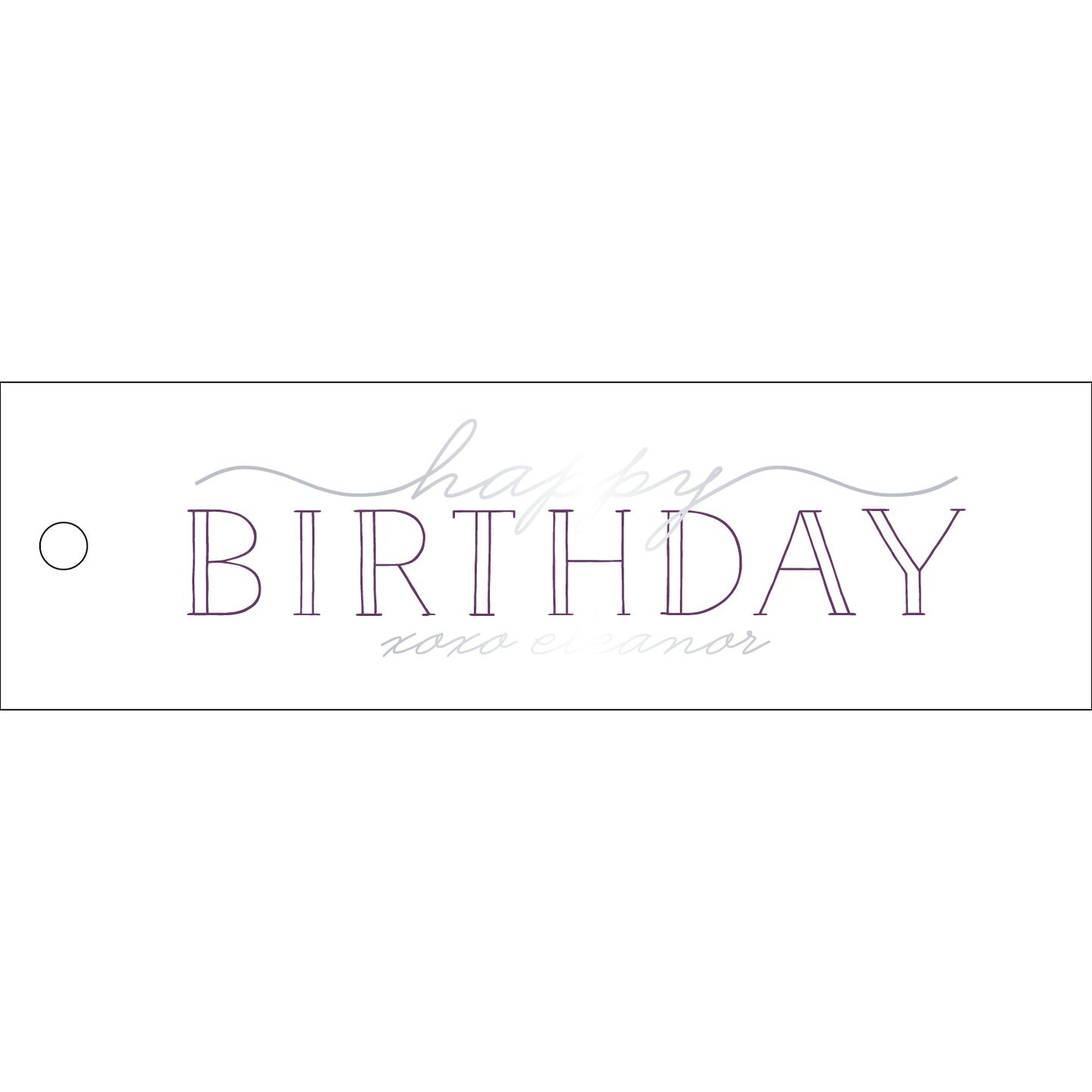 Personalized Gift Tag - T316