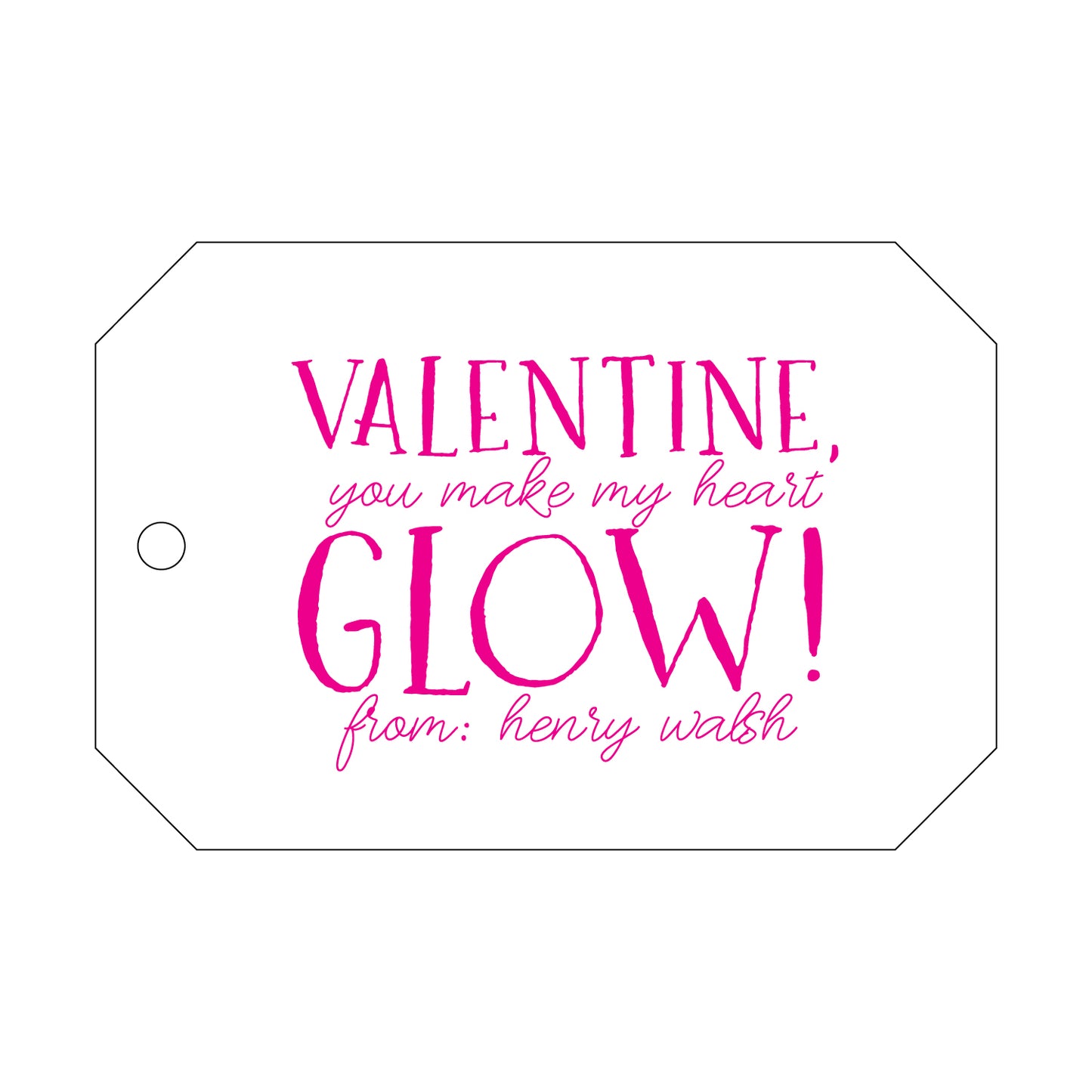 Personalized Gift Tag - T321