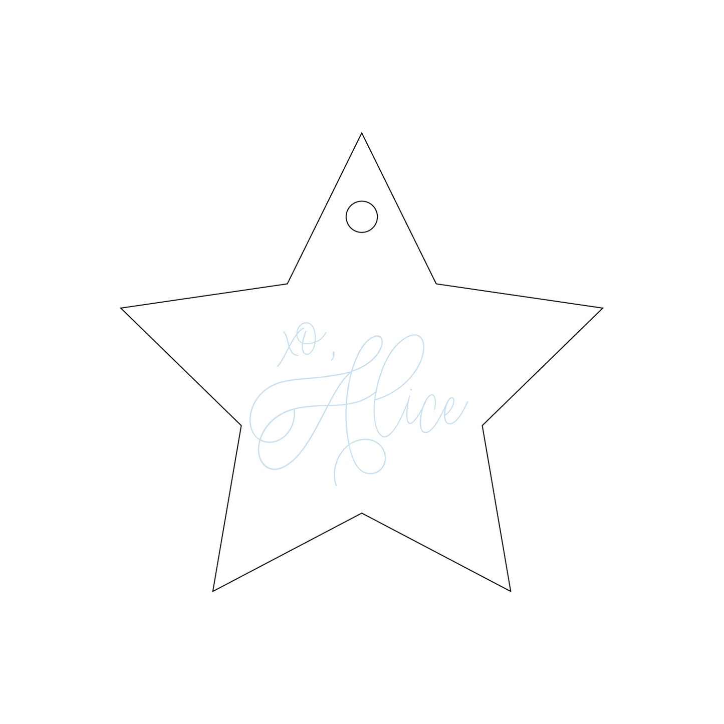 Personalized Gift Tag - T324