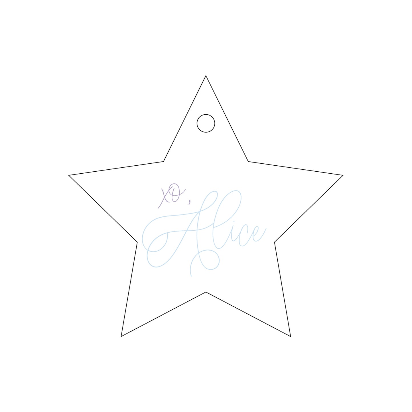 Personalized Gift Tag - T324