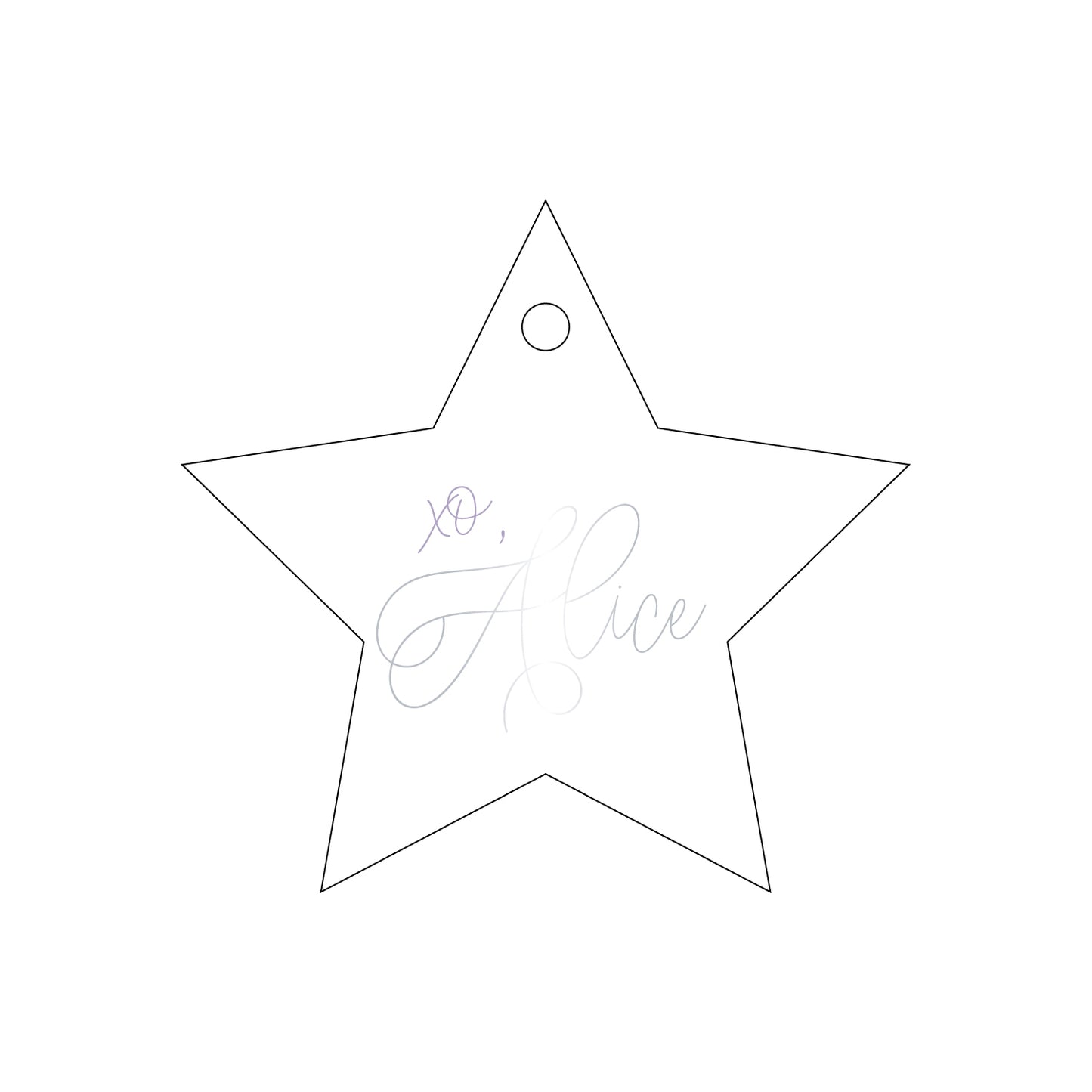 Personalized Gift Tag - T324