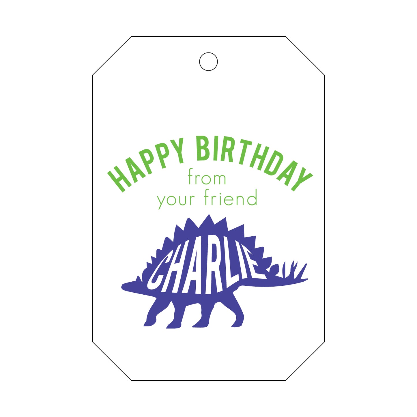 Personalized Gift Tag - T326