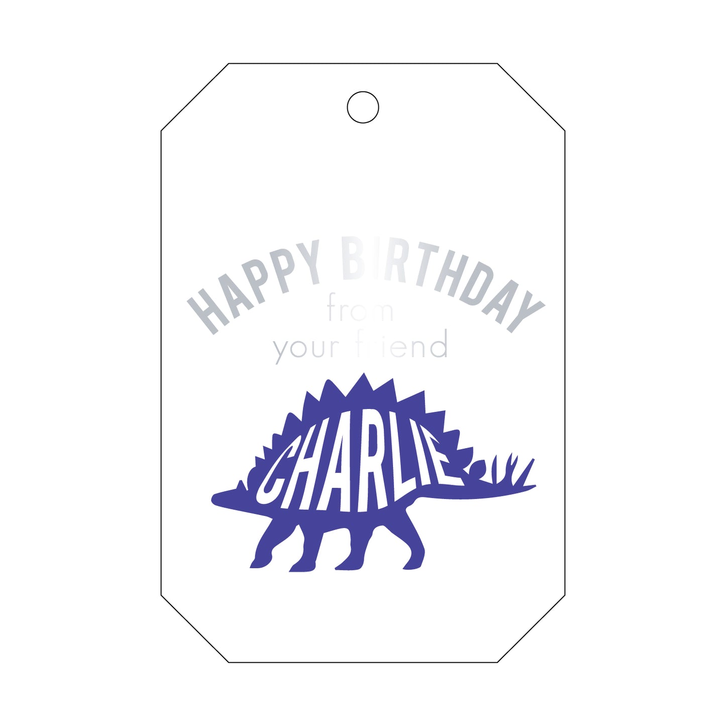 Personalized Gift Tag - T326
