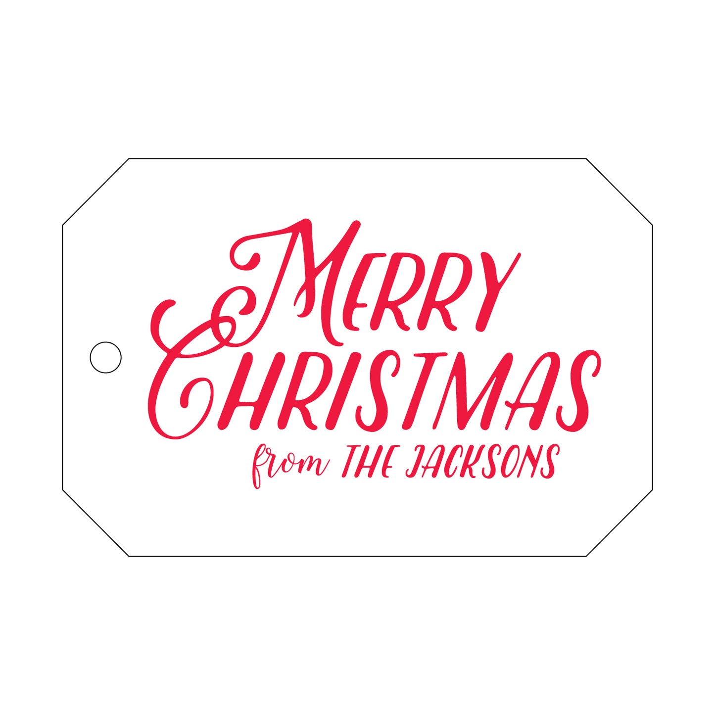 Personalized Gift Tag - T32