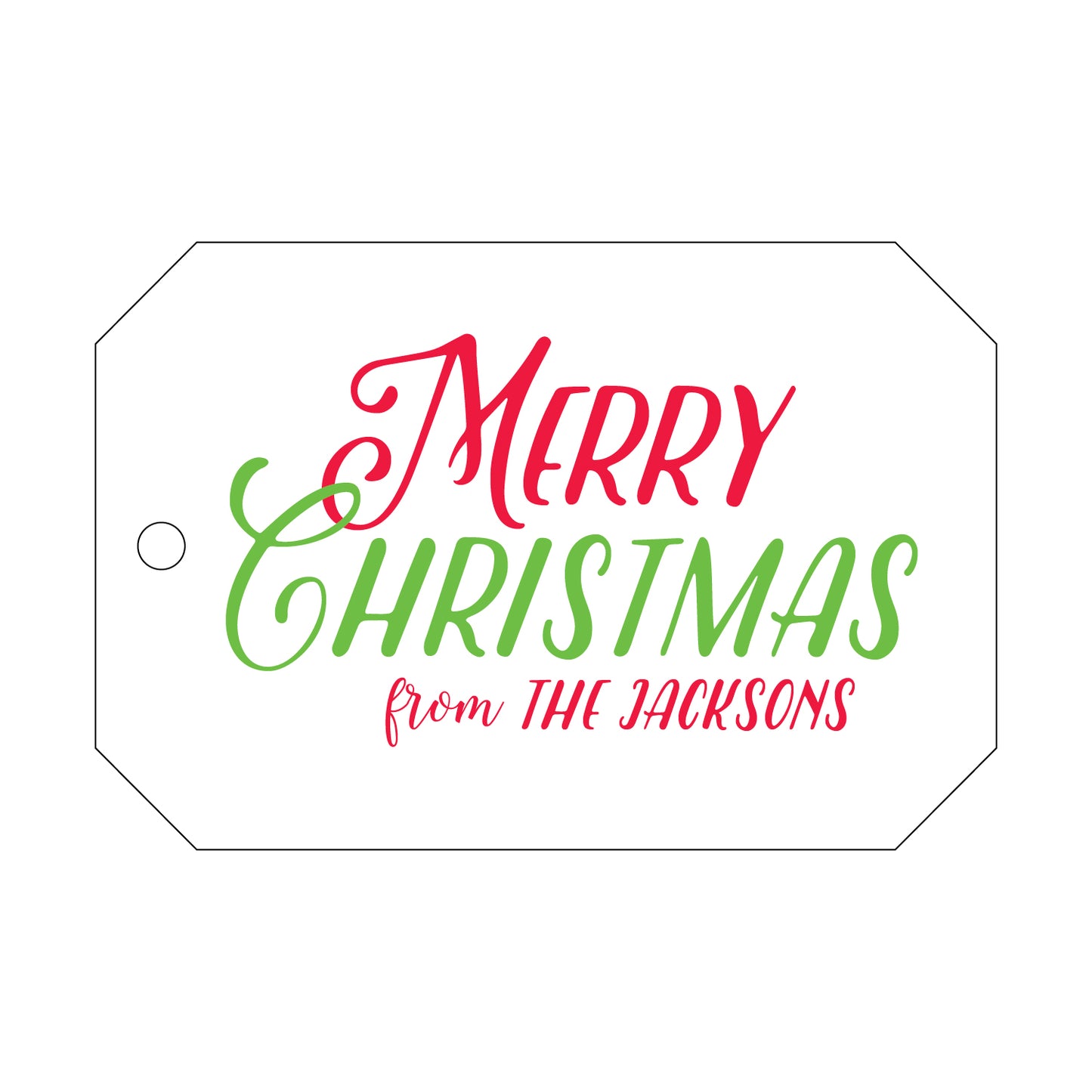 Personalized Gift Tag - T32