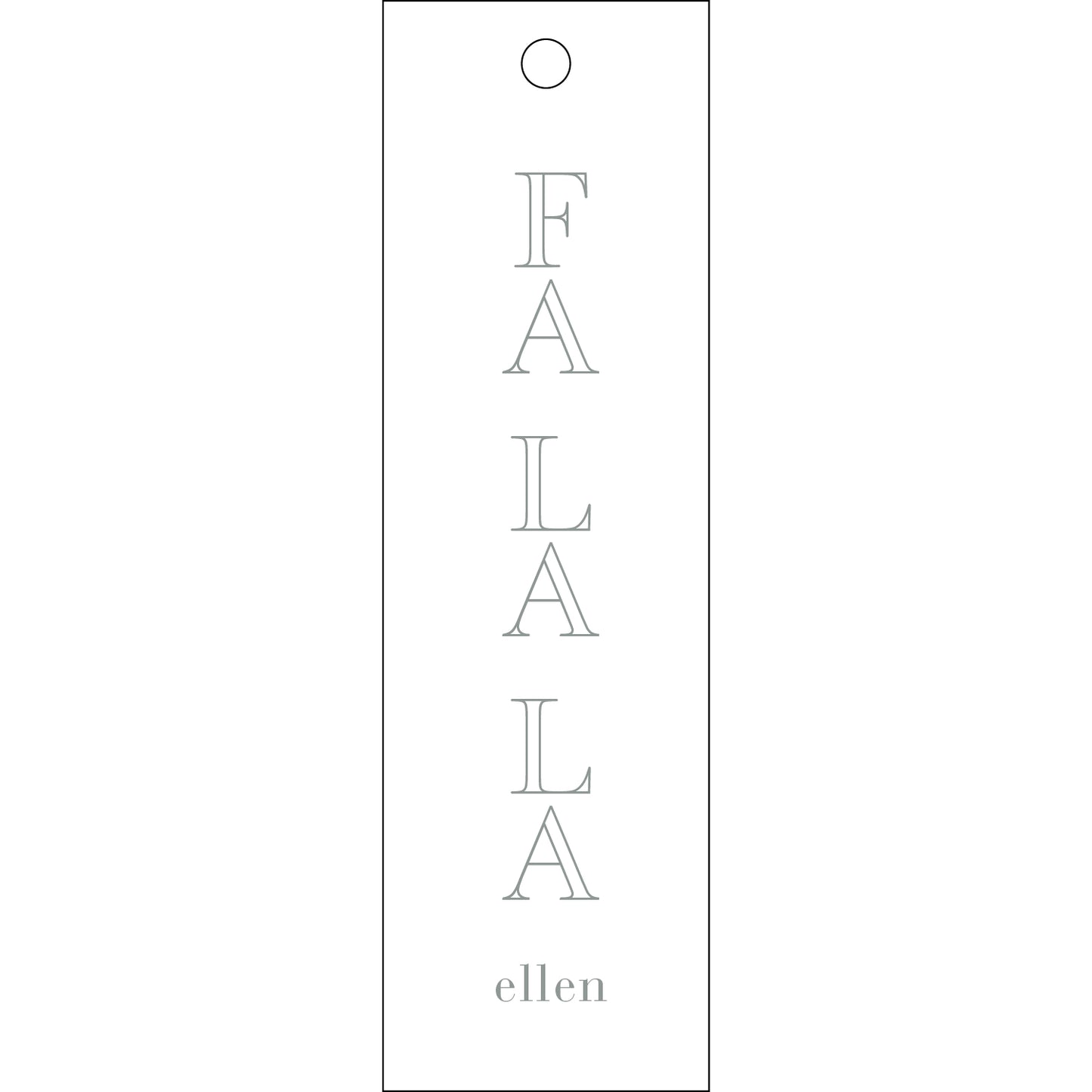 Personalized Gift Tag - T330