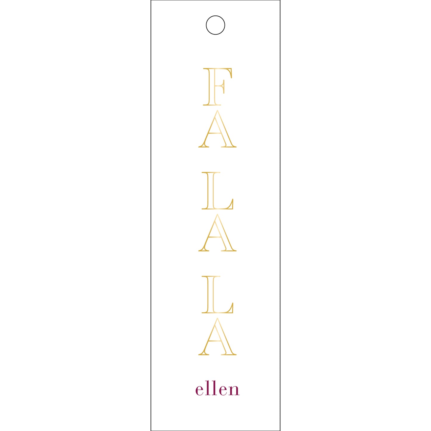 Personalized Gift Tag - T330