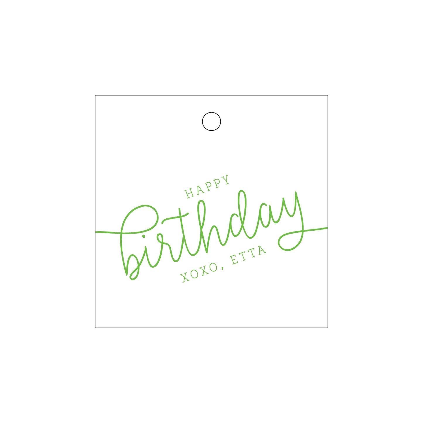 Personalized Gift Tag - T331
