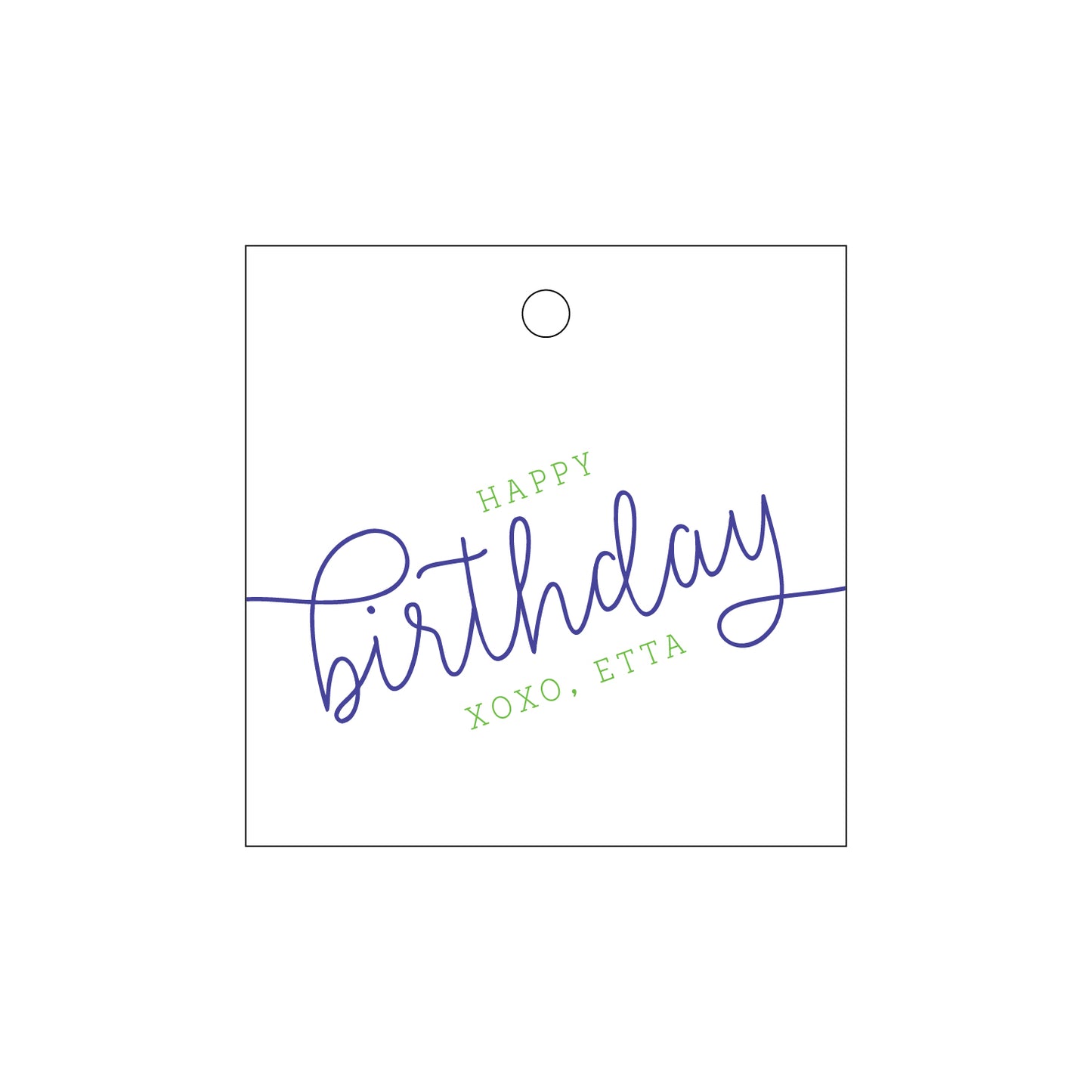 Personalized Gift Tag - T331