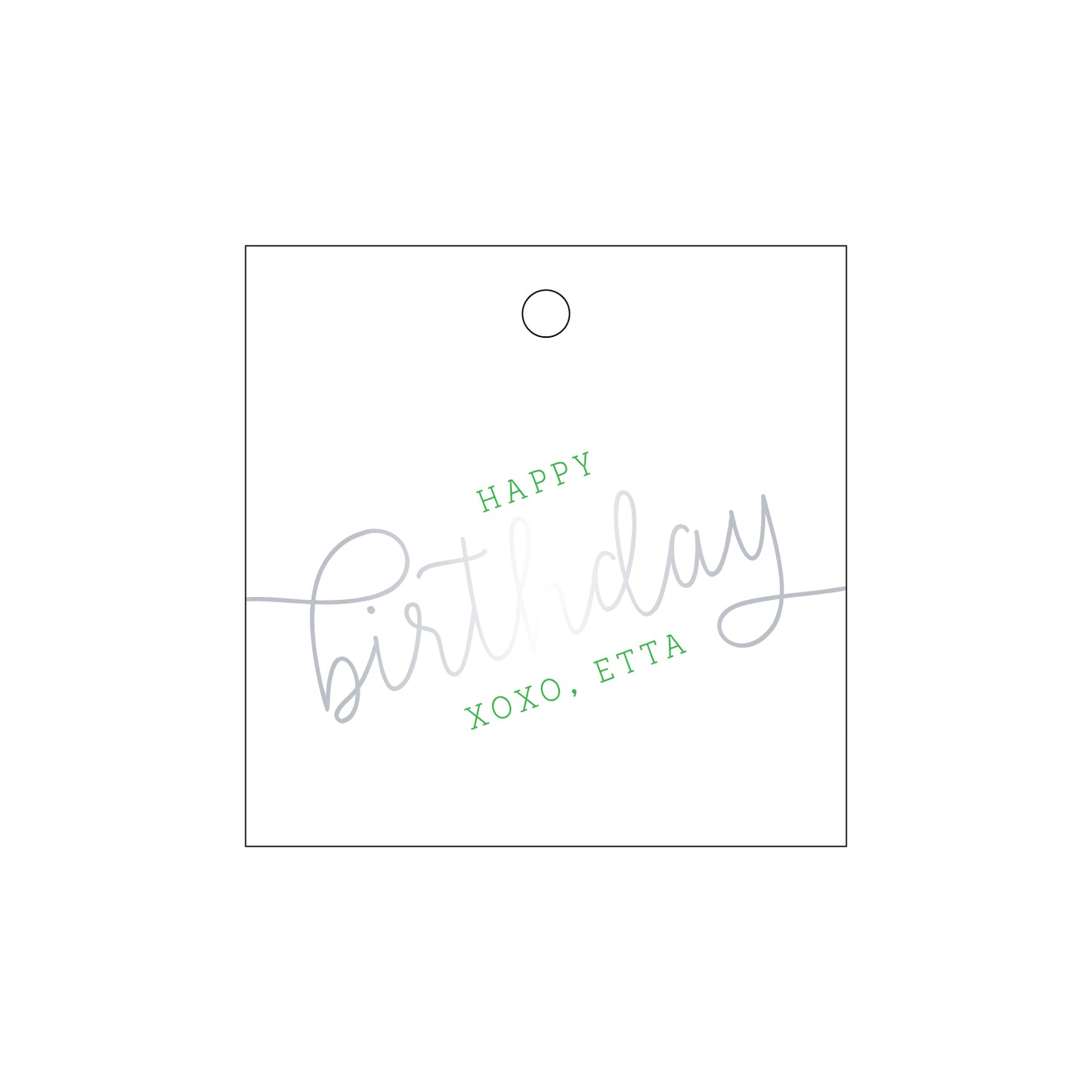 Personalized Gift Tag - T331