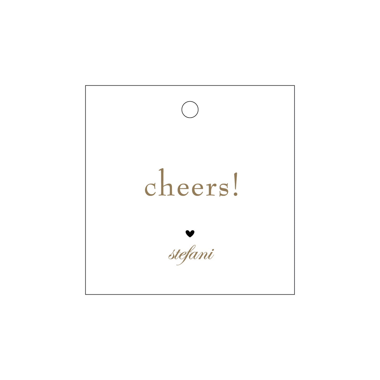 Personalized Gift Tag - T334