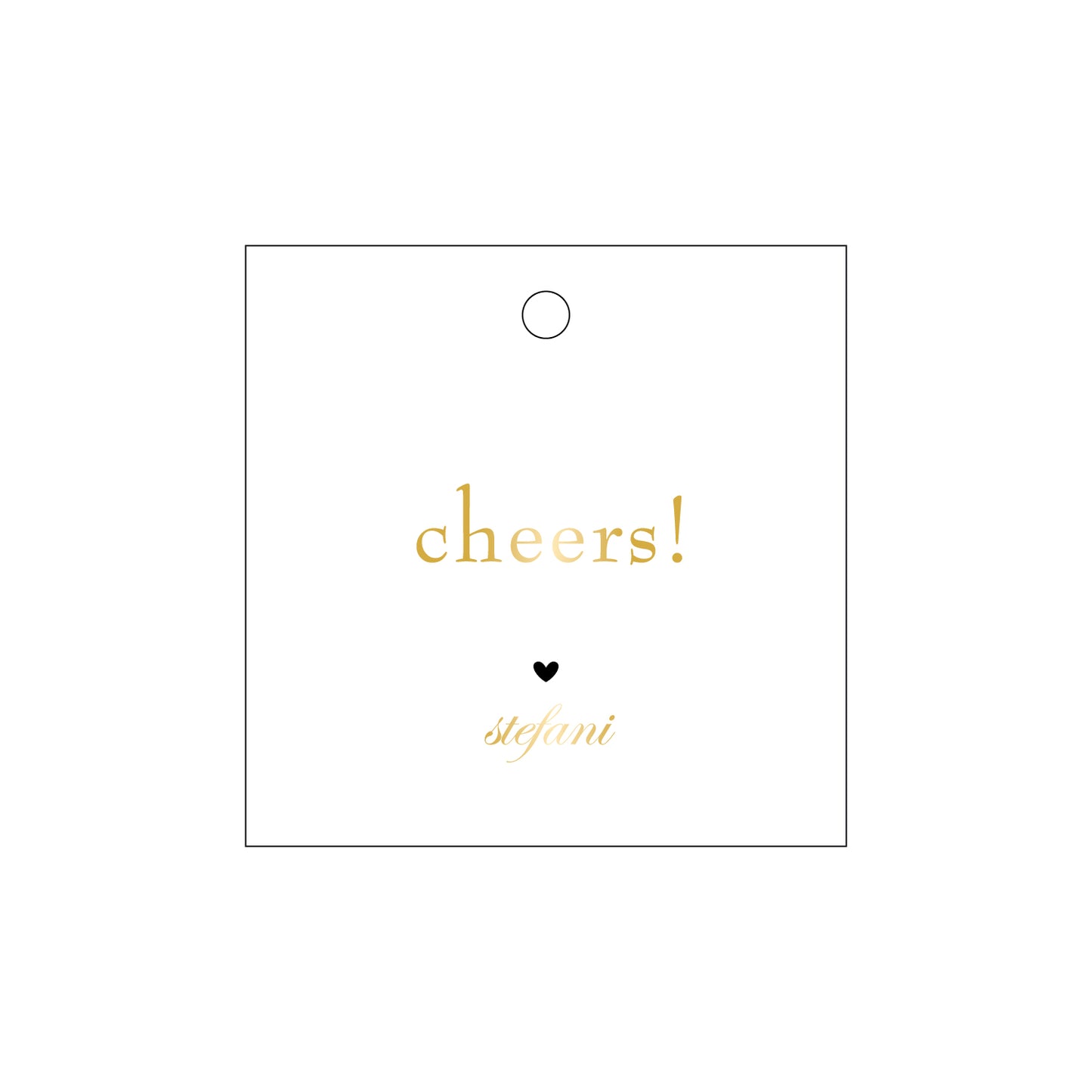 Personalized Gift Tag - T334