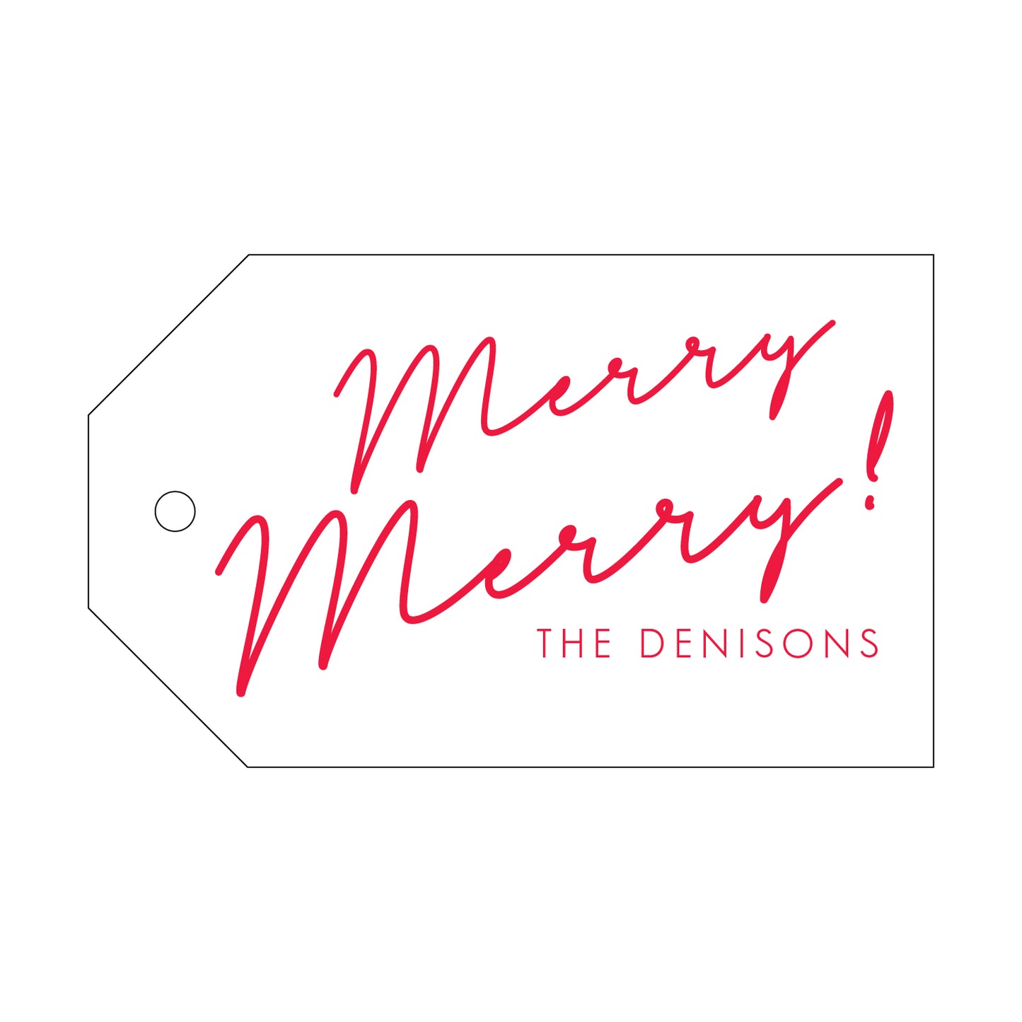 Personalized Gift Tag - T335