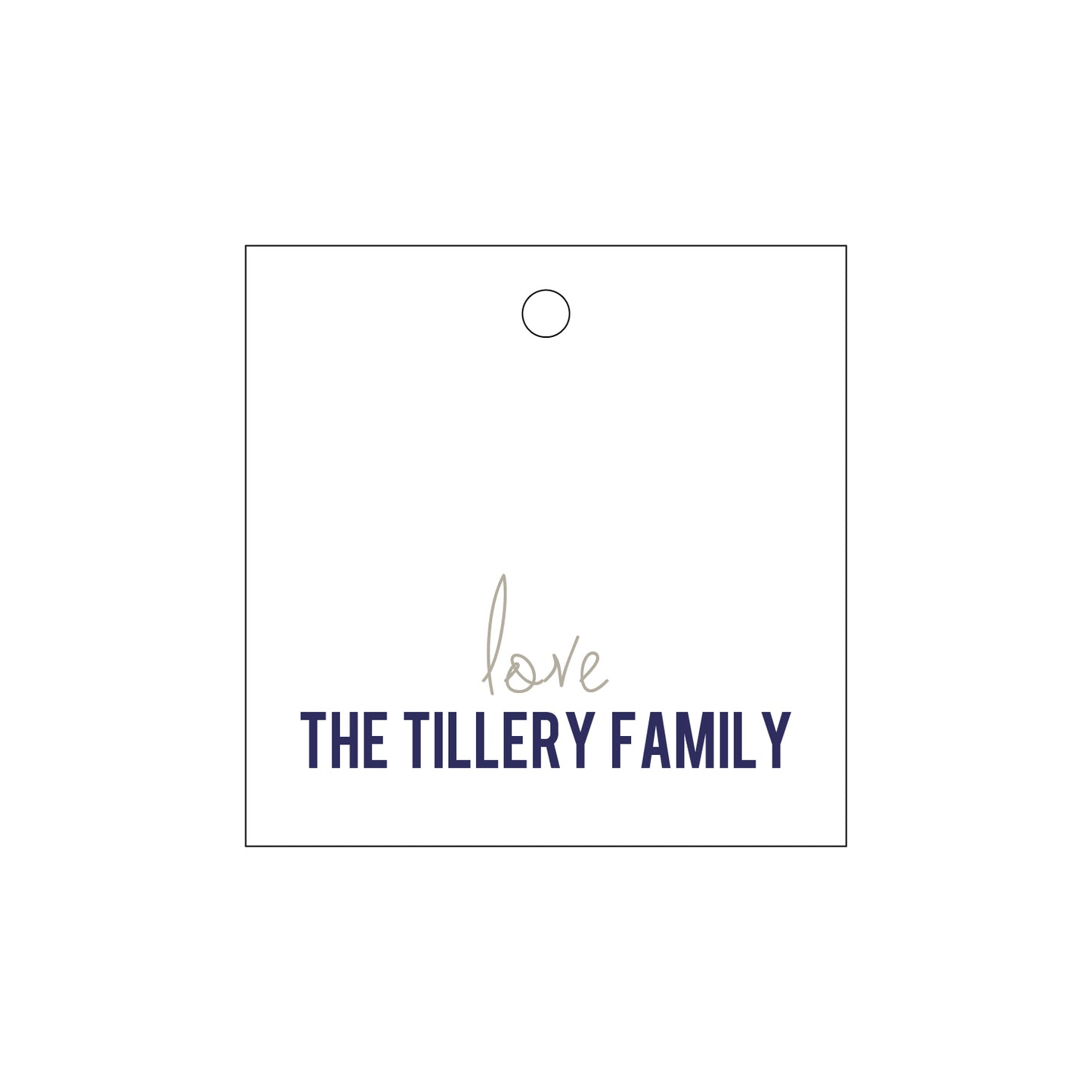 Personalized Gift Tag - T339