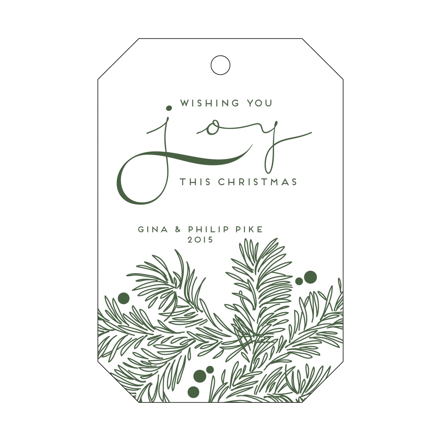 Personalized Gift Tag - T34