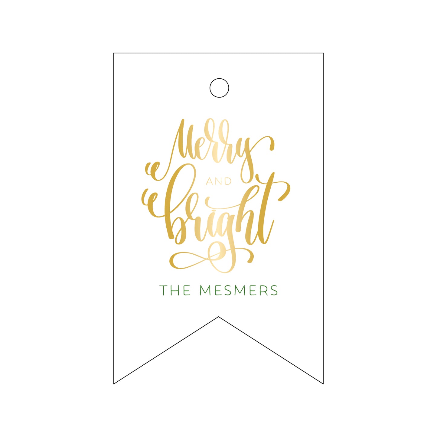 Personalized Gift Tag - T340