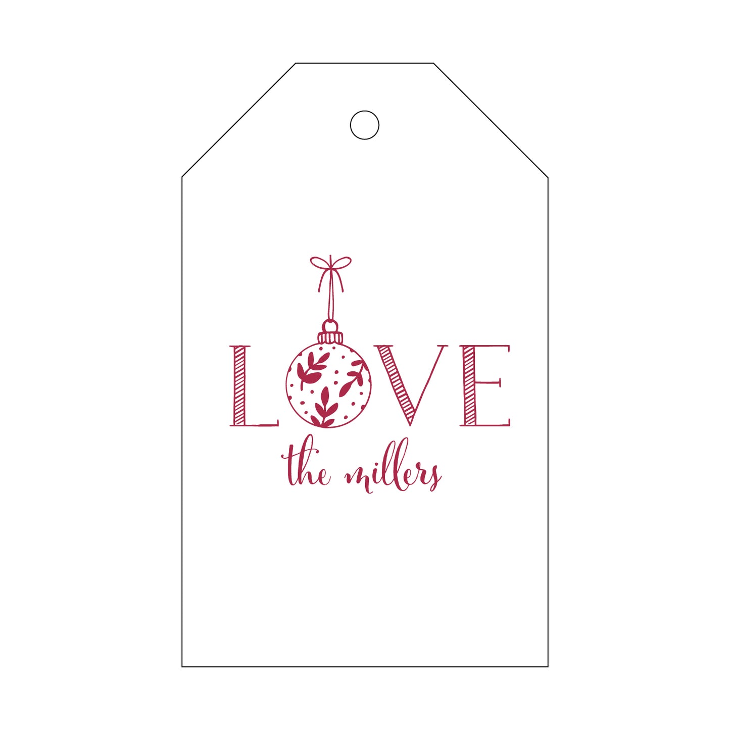 Personalized Gift Tag - T342