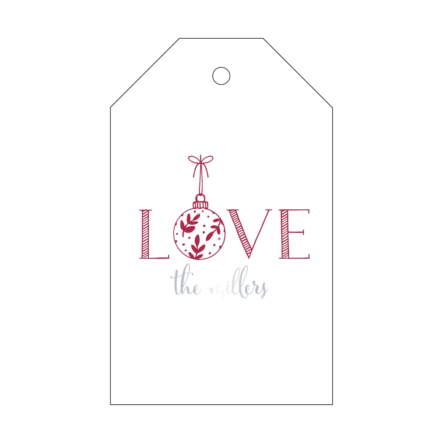Personalized Gift Tag - T342