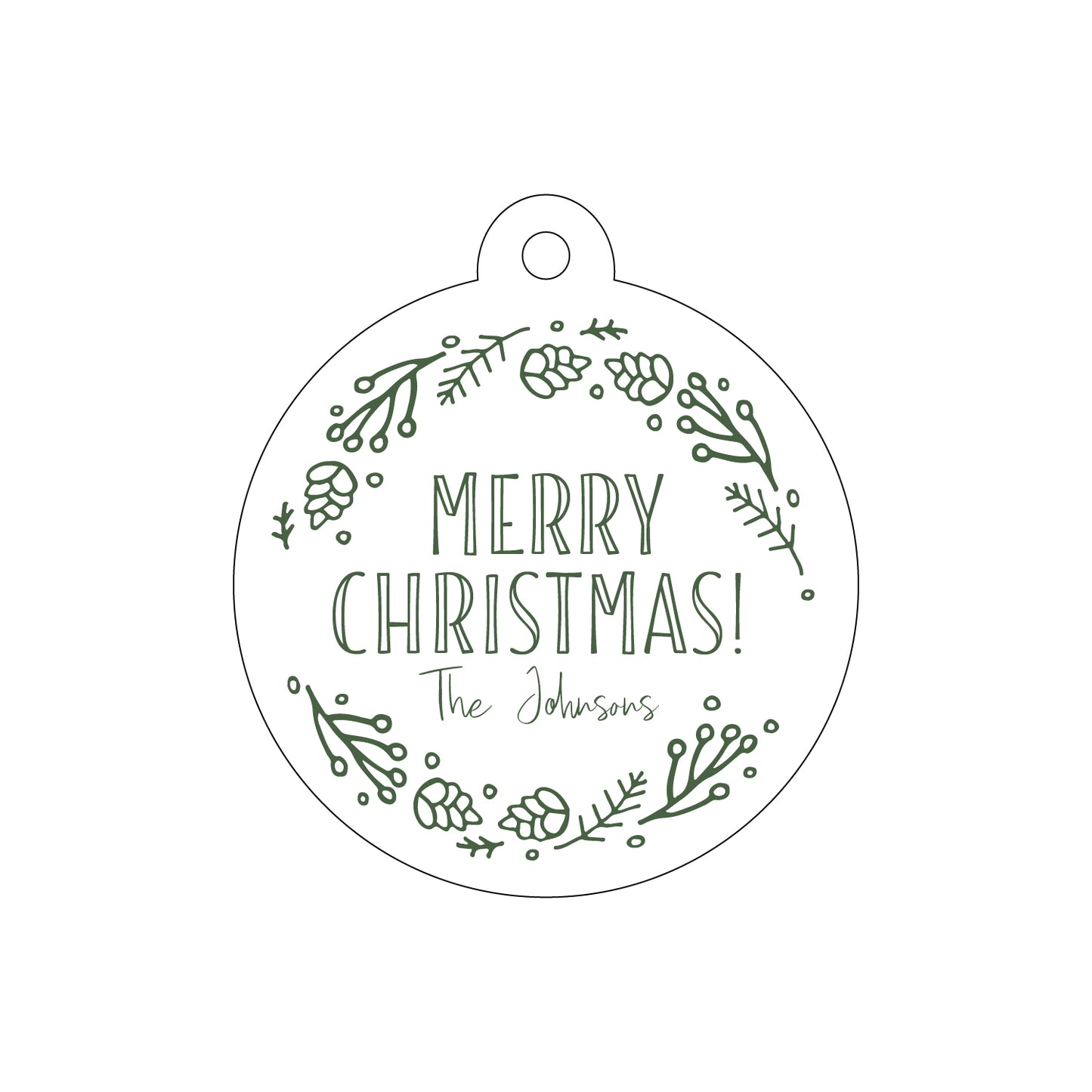 Personalized Gift Tag - T344