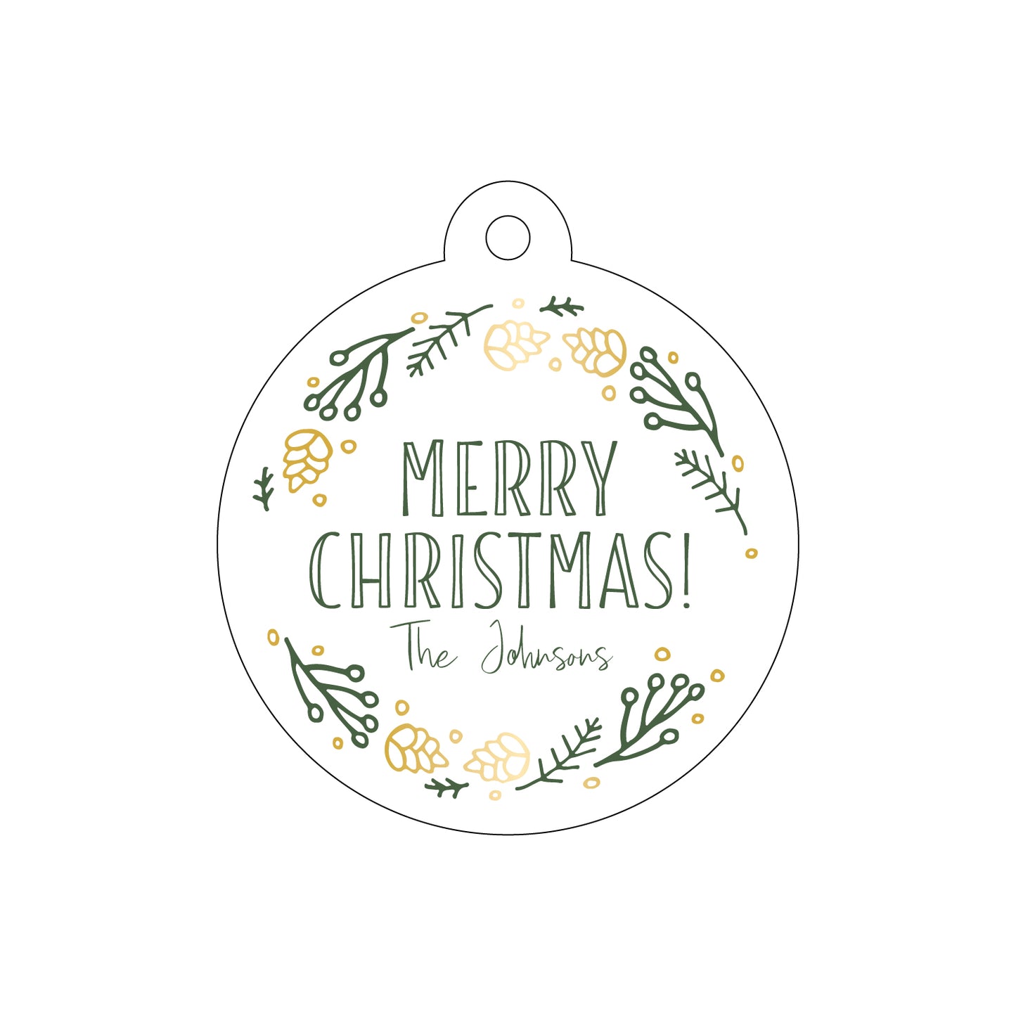 Personalized Gift Tag - T344